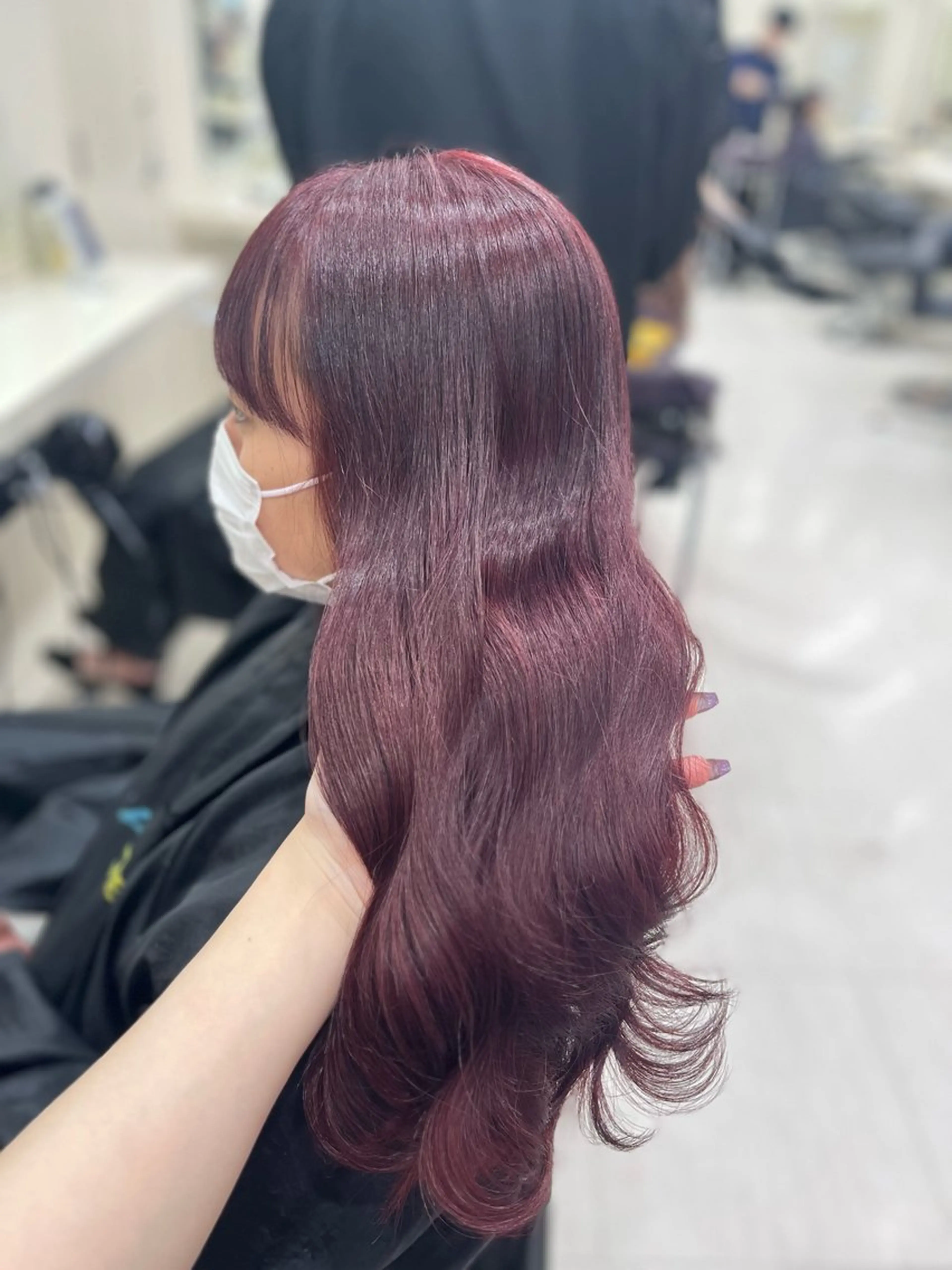 カラー ヘアカラー トリートメント ベージュ・ラベンダー カラー🎀りりのヘアスタイル