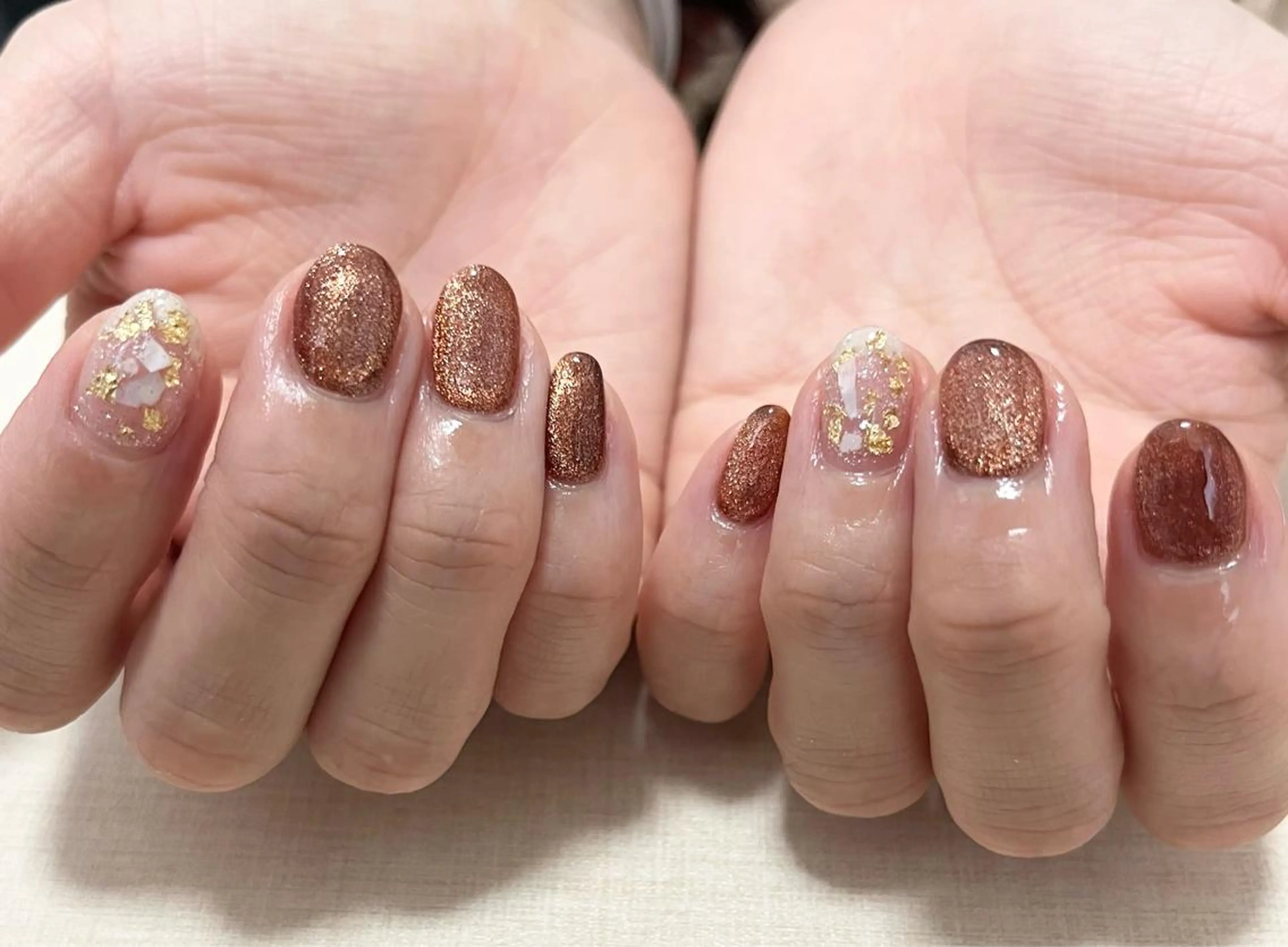 ネイル マグネットネイル ハンドネイル わたなべ さやかのネイルデザイン