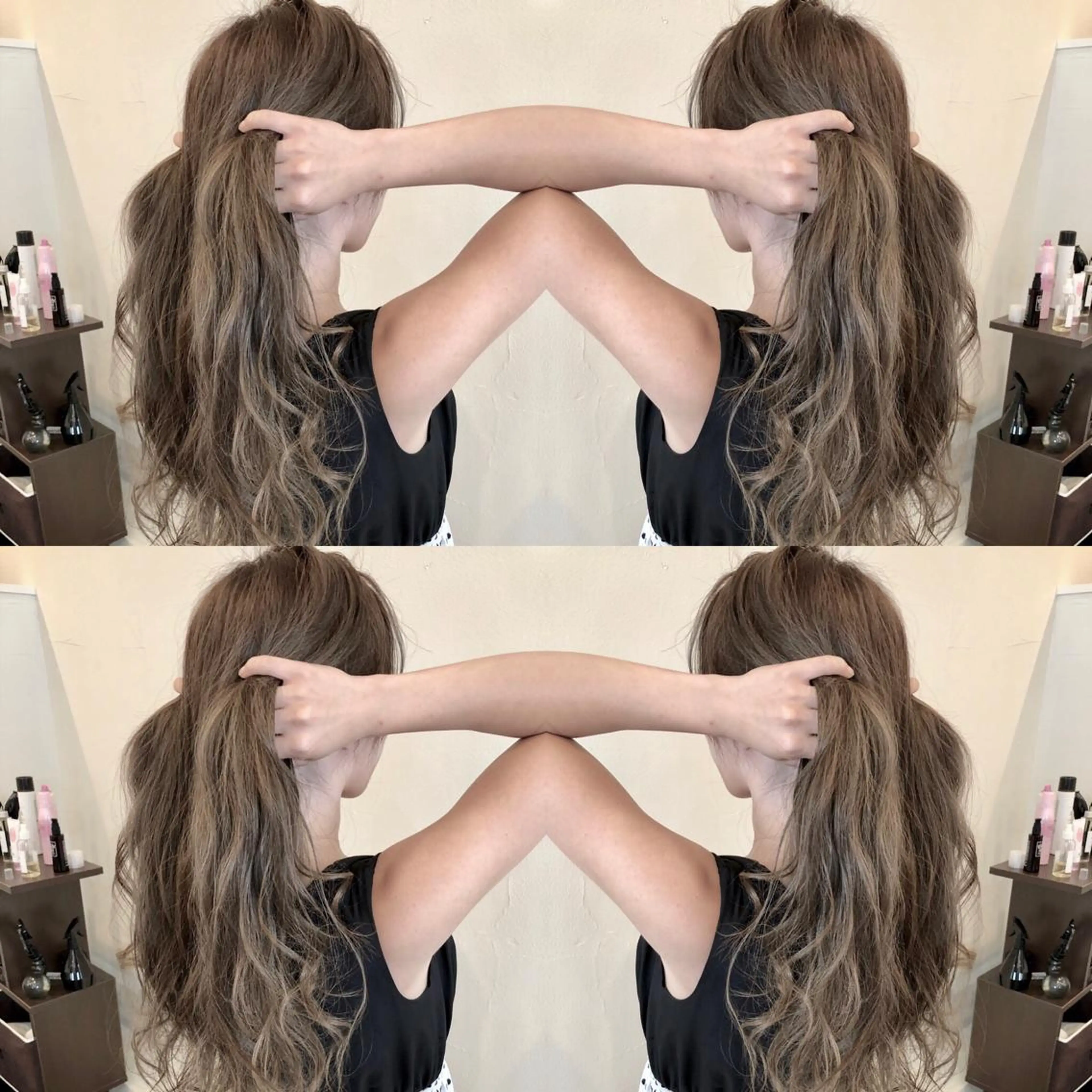 ロング カラー ヘアカラー 宮下 耕平のヘアスタイル