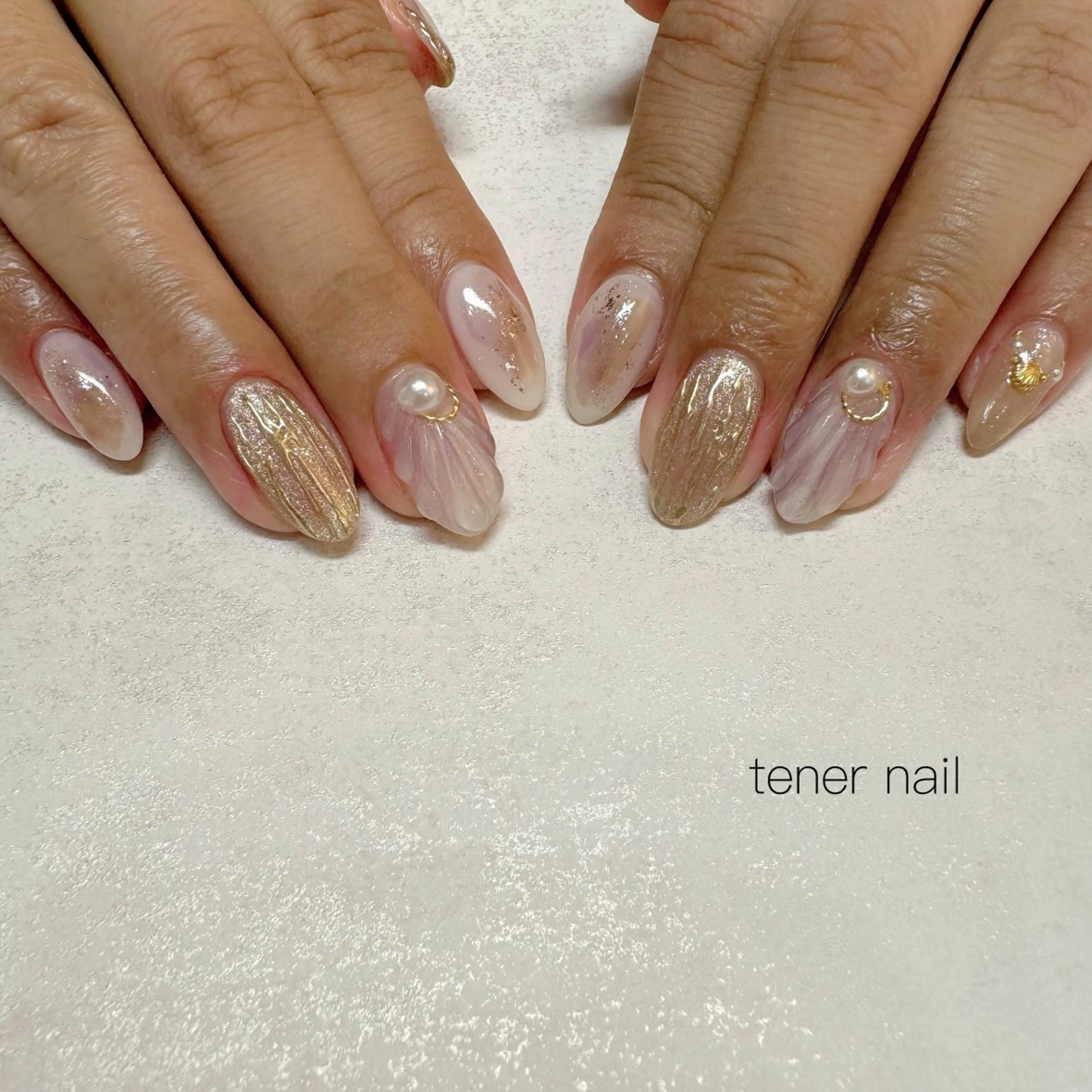 ネイル ニュアンスネイル ハンドネイル テネルネイル tener nailのネイルデザイン