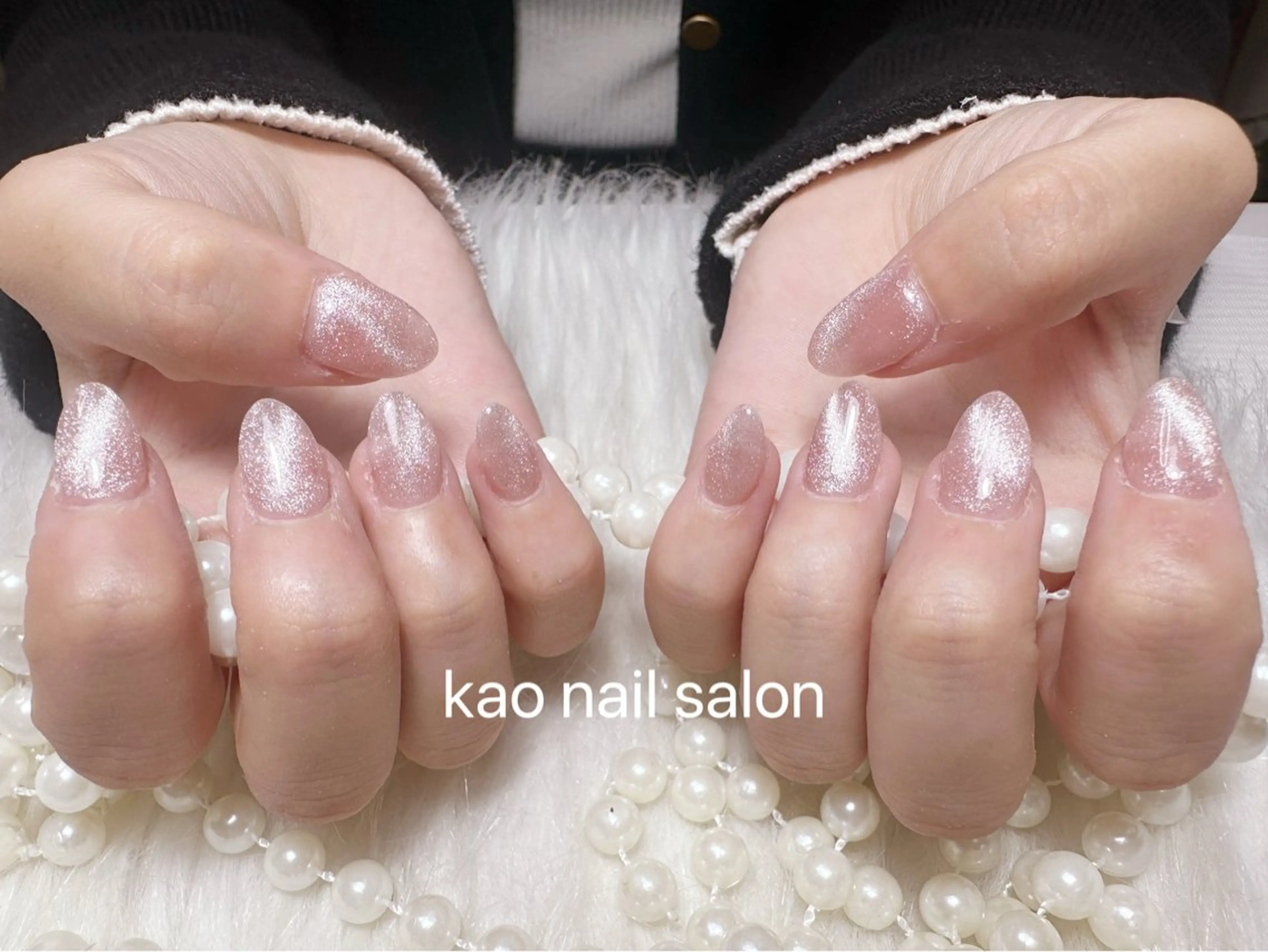 ネイル ハンドネイル kao nail マグネット/長さだしのネイルデザイン
