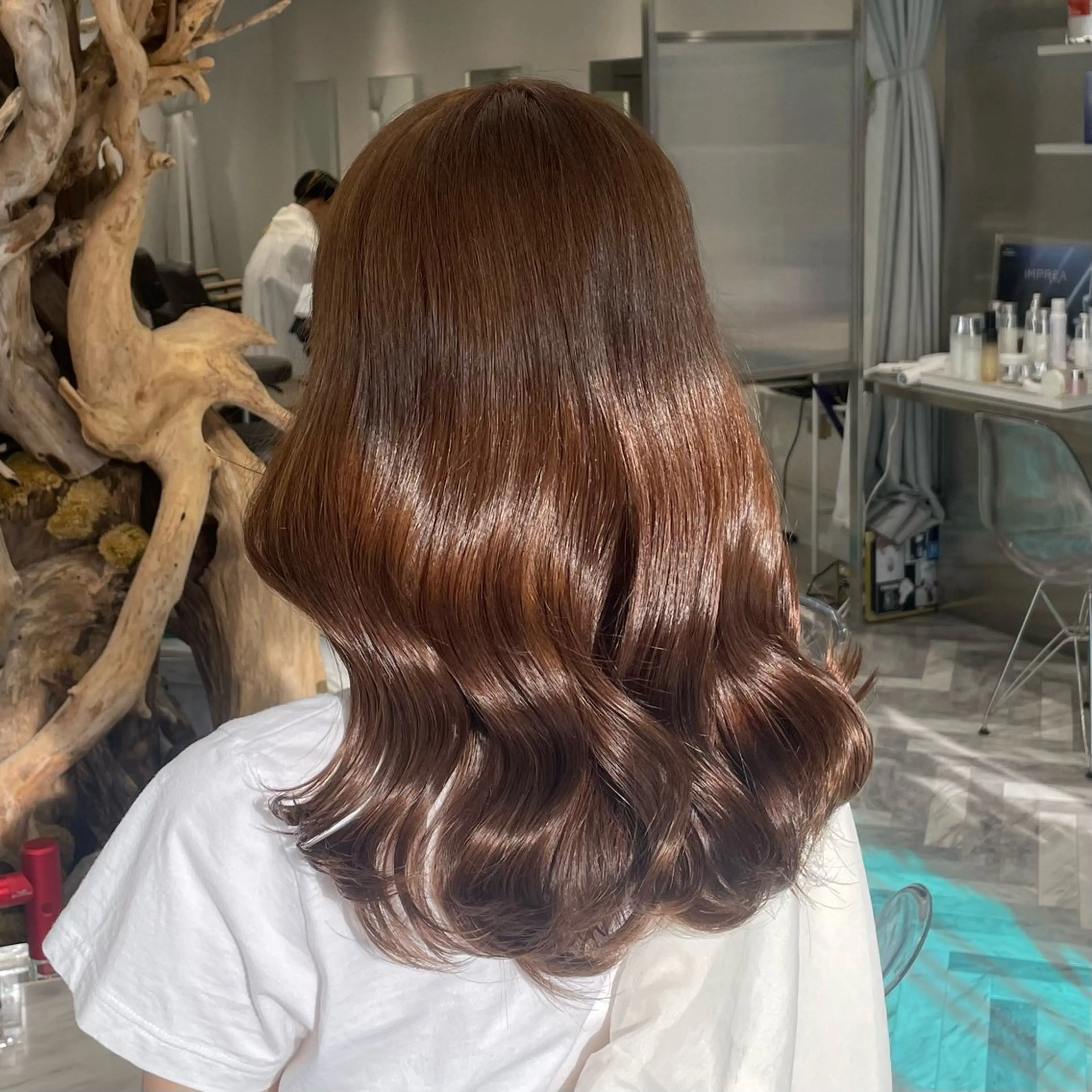 カラー クルミ/ 💕ワンホンネイルのネイルデザイン