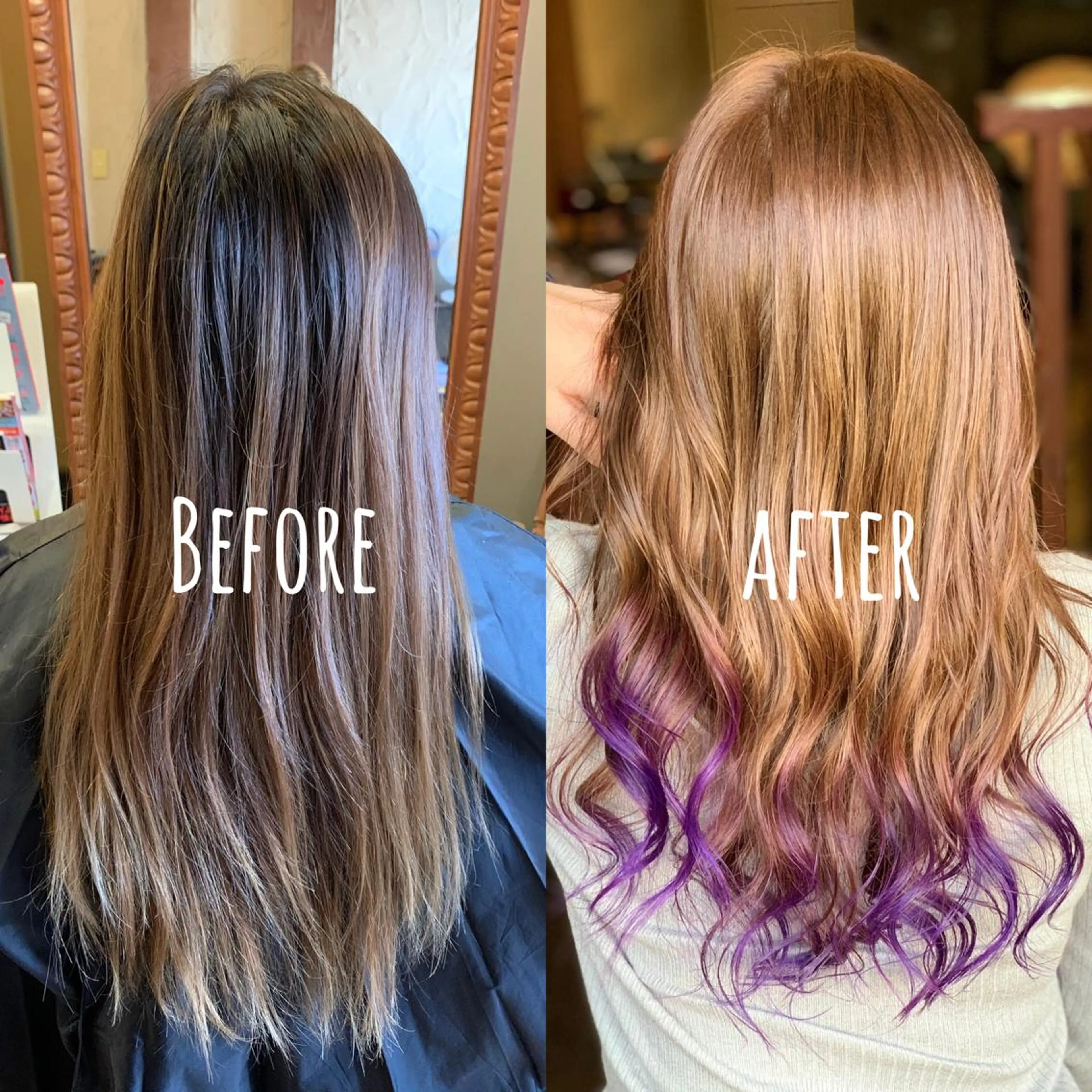 ロング ヘアカラー ❤️MASAKO❤️ 🌸🩷エクステ🩷のヘアスタイル