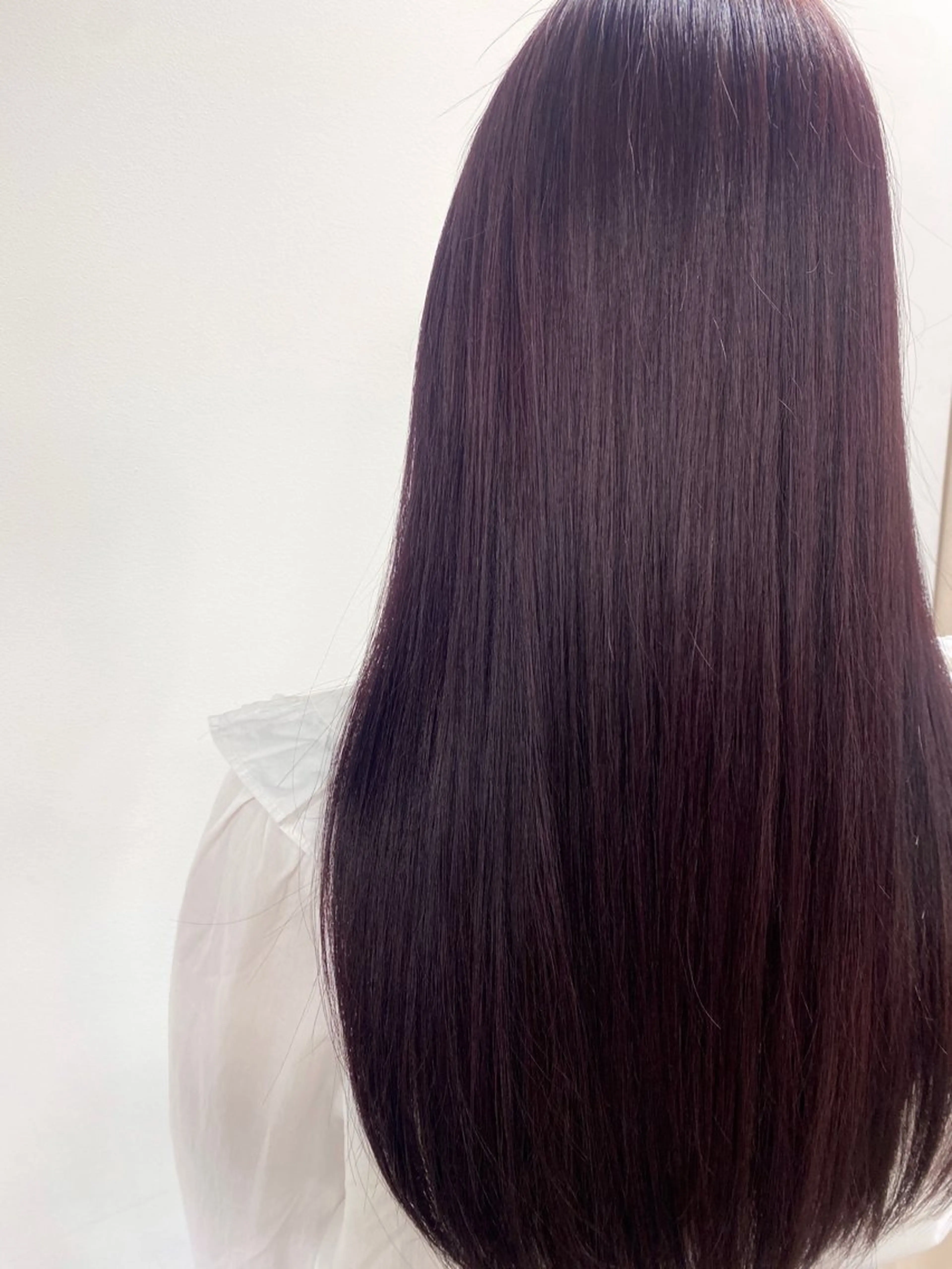 ロング カラー ブリーチ パープルカラー 和歌山韓国ヘア🌙 MOEのヘアスタイル