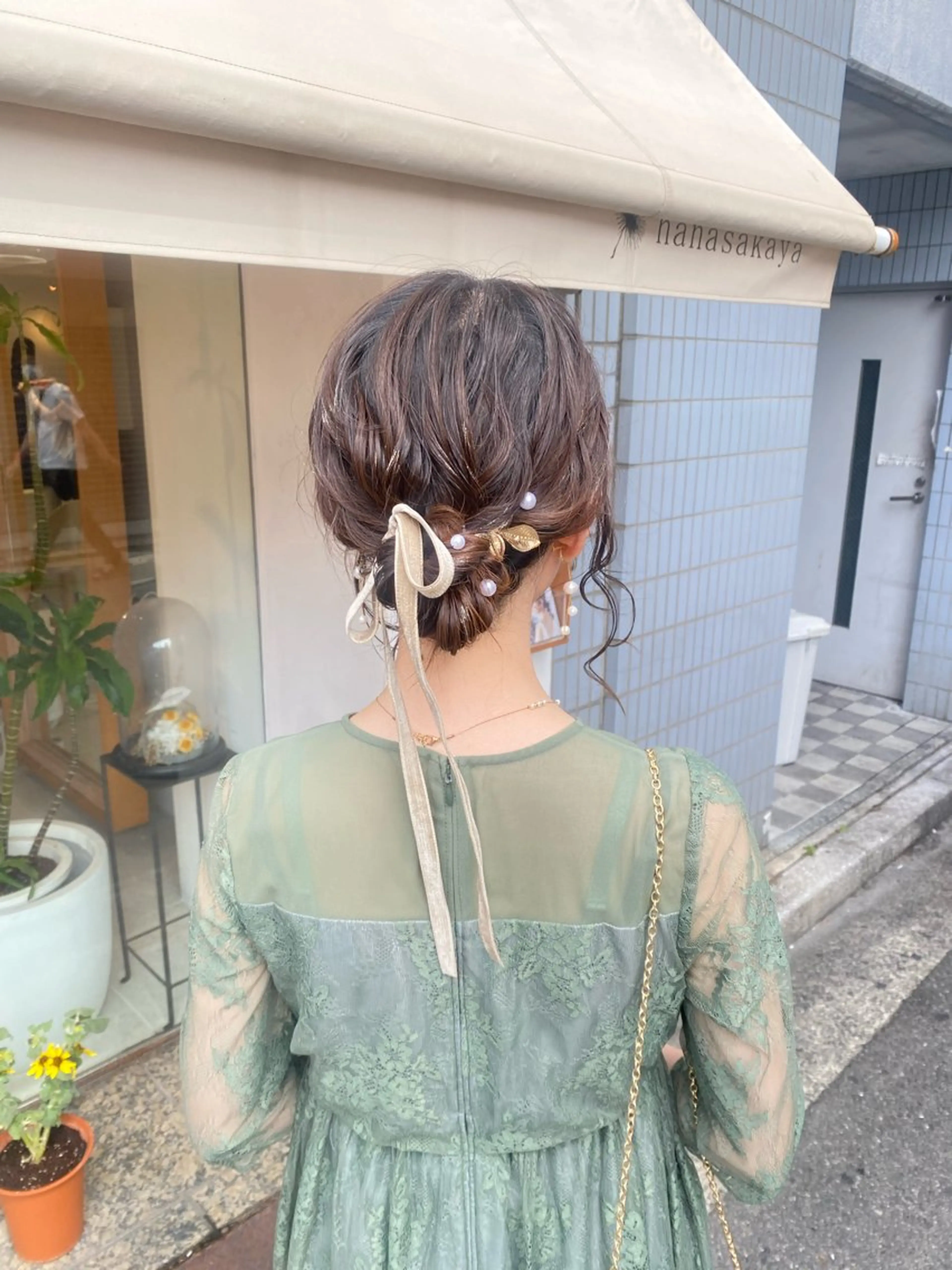 ヘアアレンジ ヘアセット 安永 涼のヘアスタイル