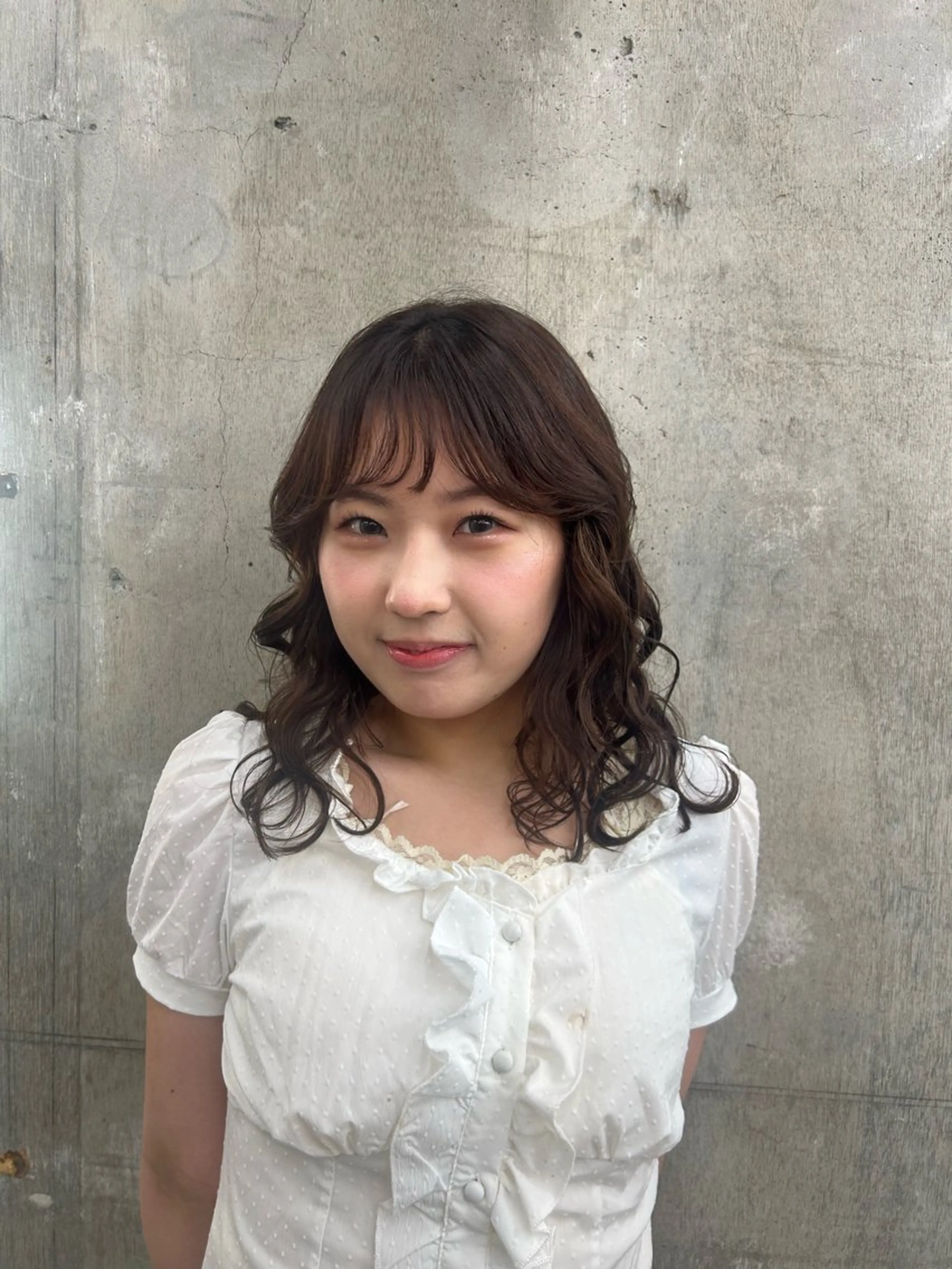 セミロング 暖色/ほのか ♡CARE ♡のヘアスタイル