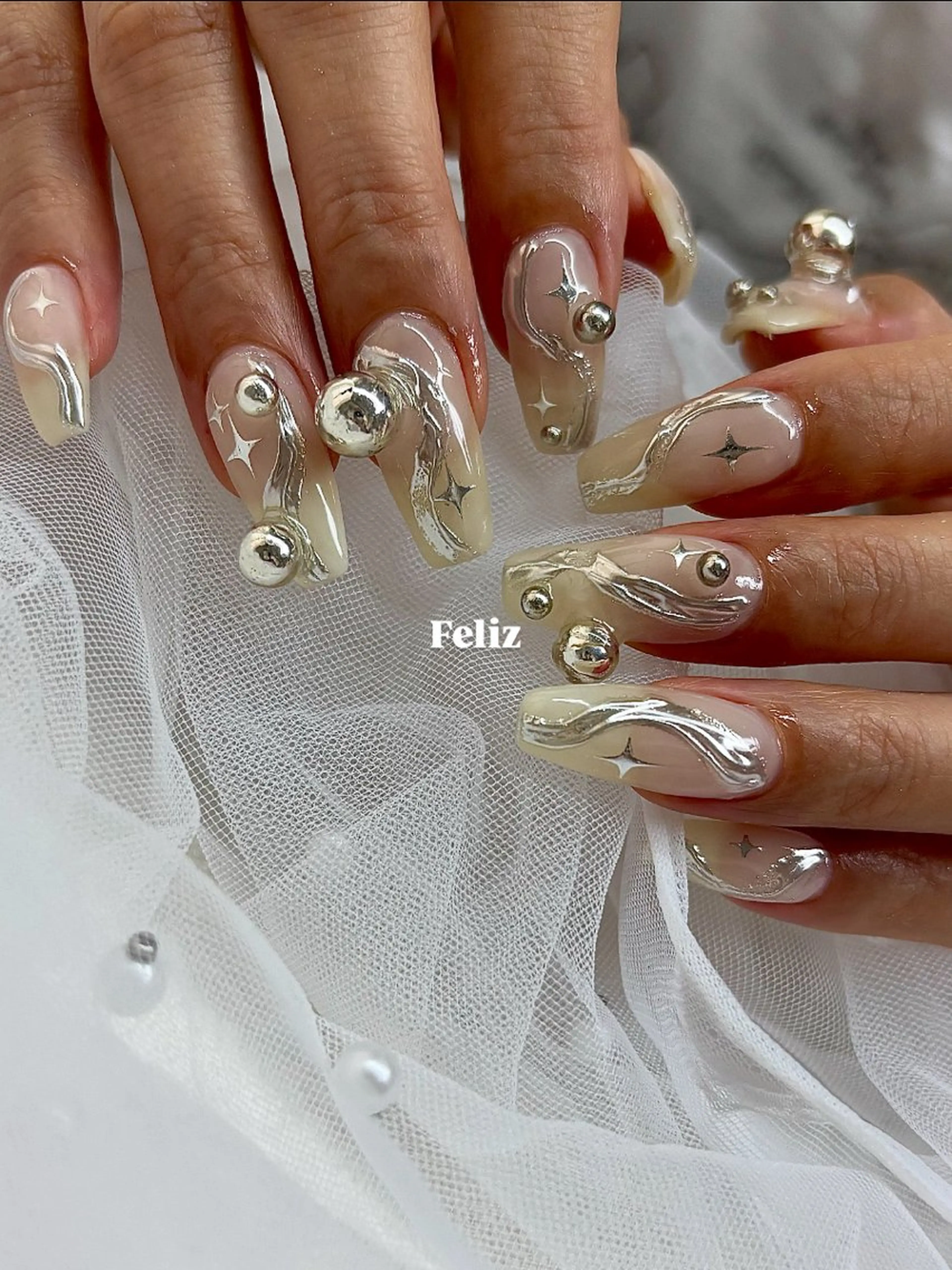 ネイル ハンドネイル ハンドケア Feliz所属・Feliz 楽しいネイルサロンのネイルデザイン