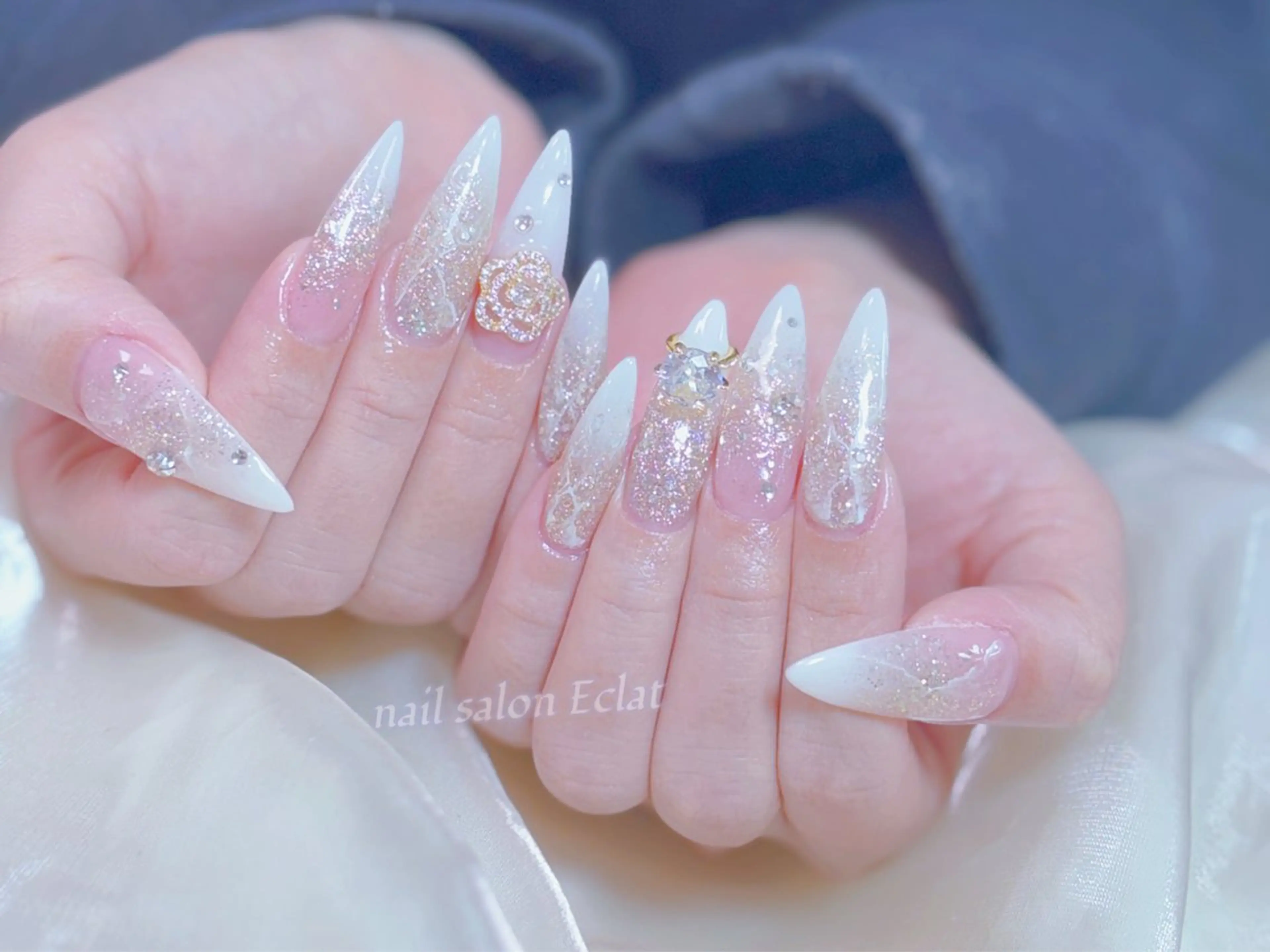 ネイル ハンドネイル ネイルサロンエクラ 🫧Shizukaのネイルデザイン