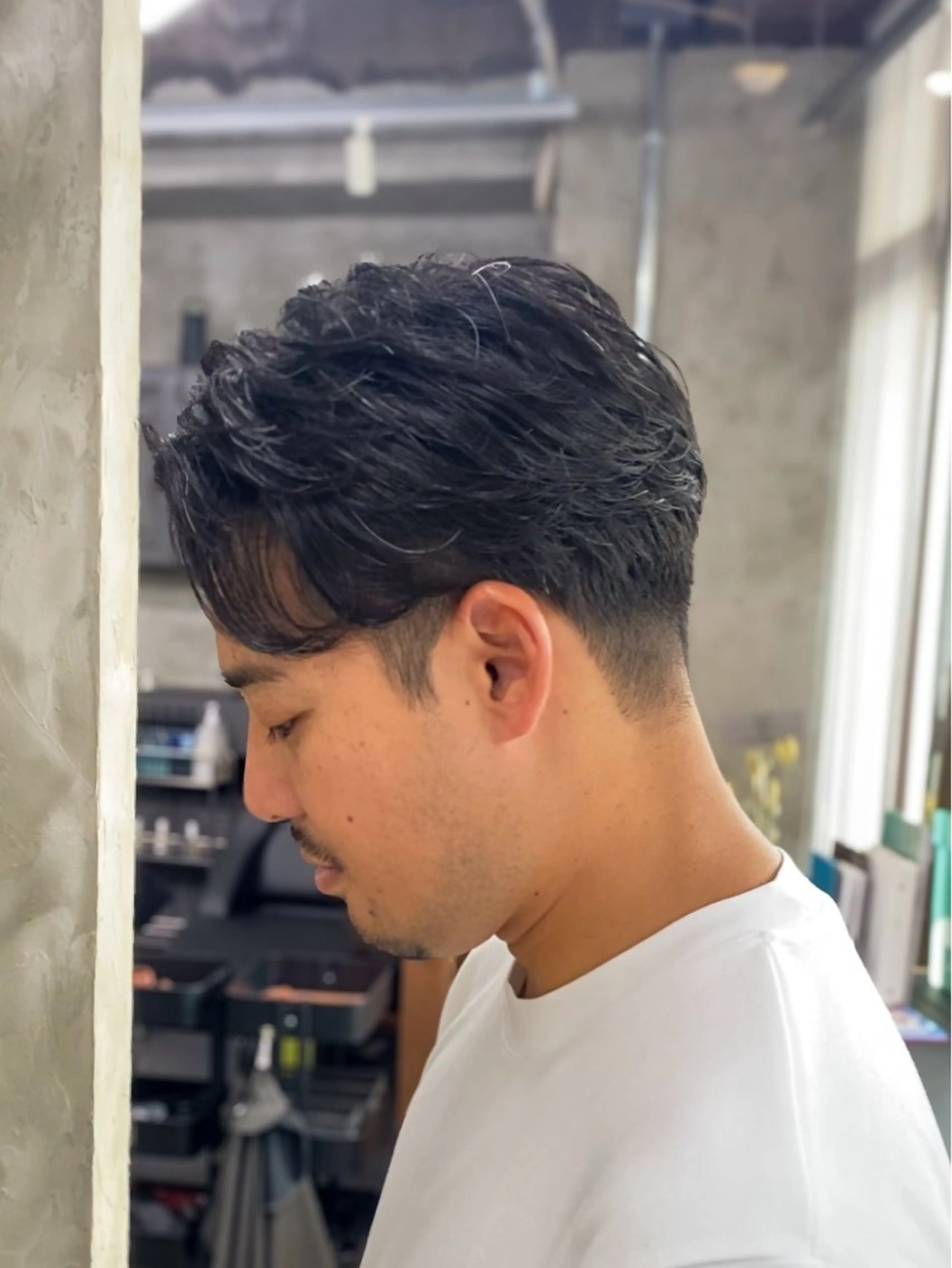 カラー メンズ カット パーマ 大人スタイル 太田のヘアスタイル