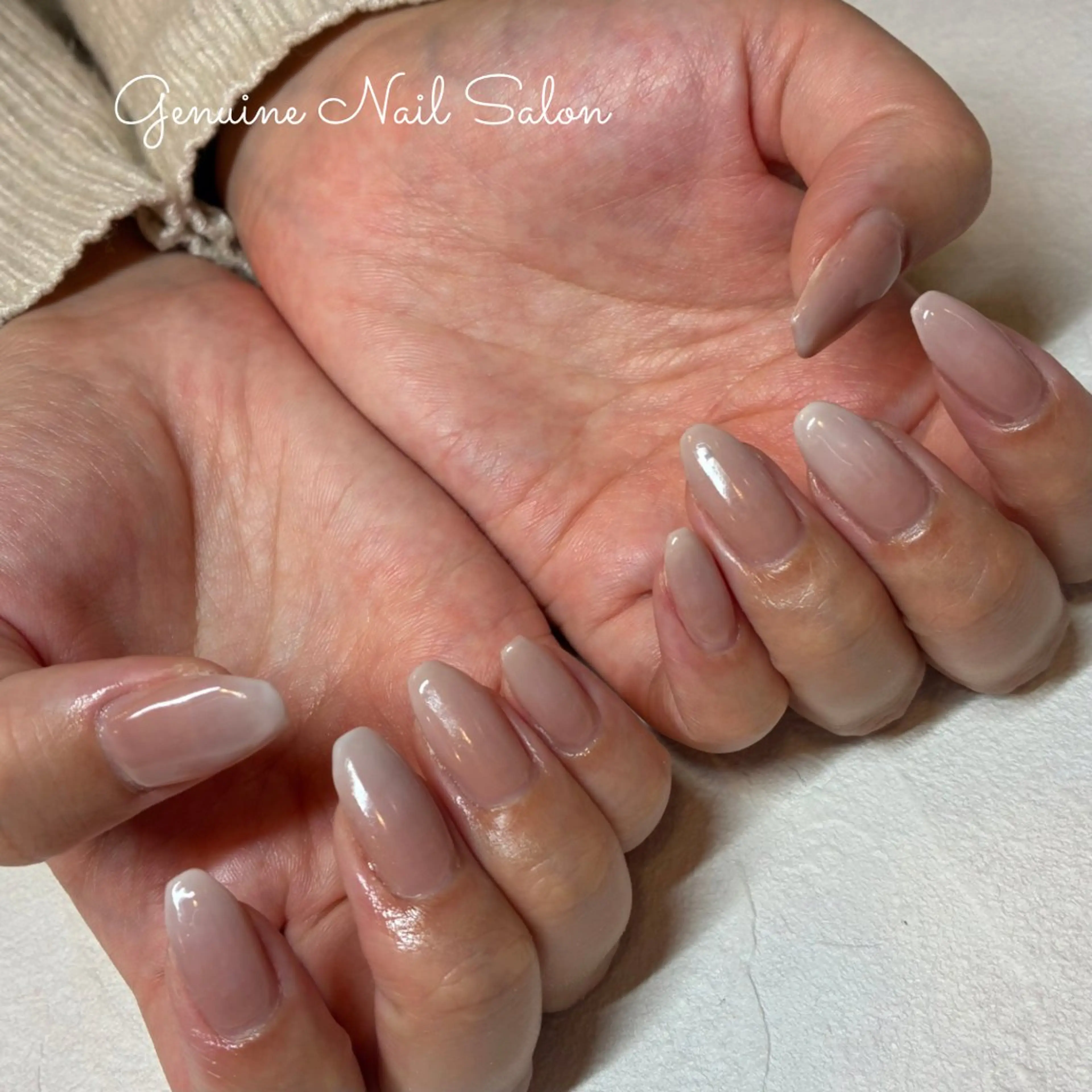 《minimo限定価格》ベイビーブーマー/2色グラデ🍑(ソフトジェルオフ込み)の写真