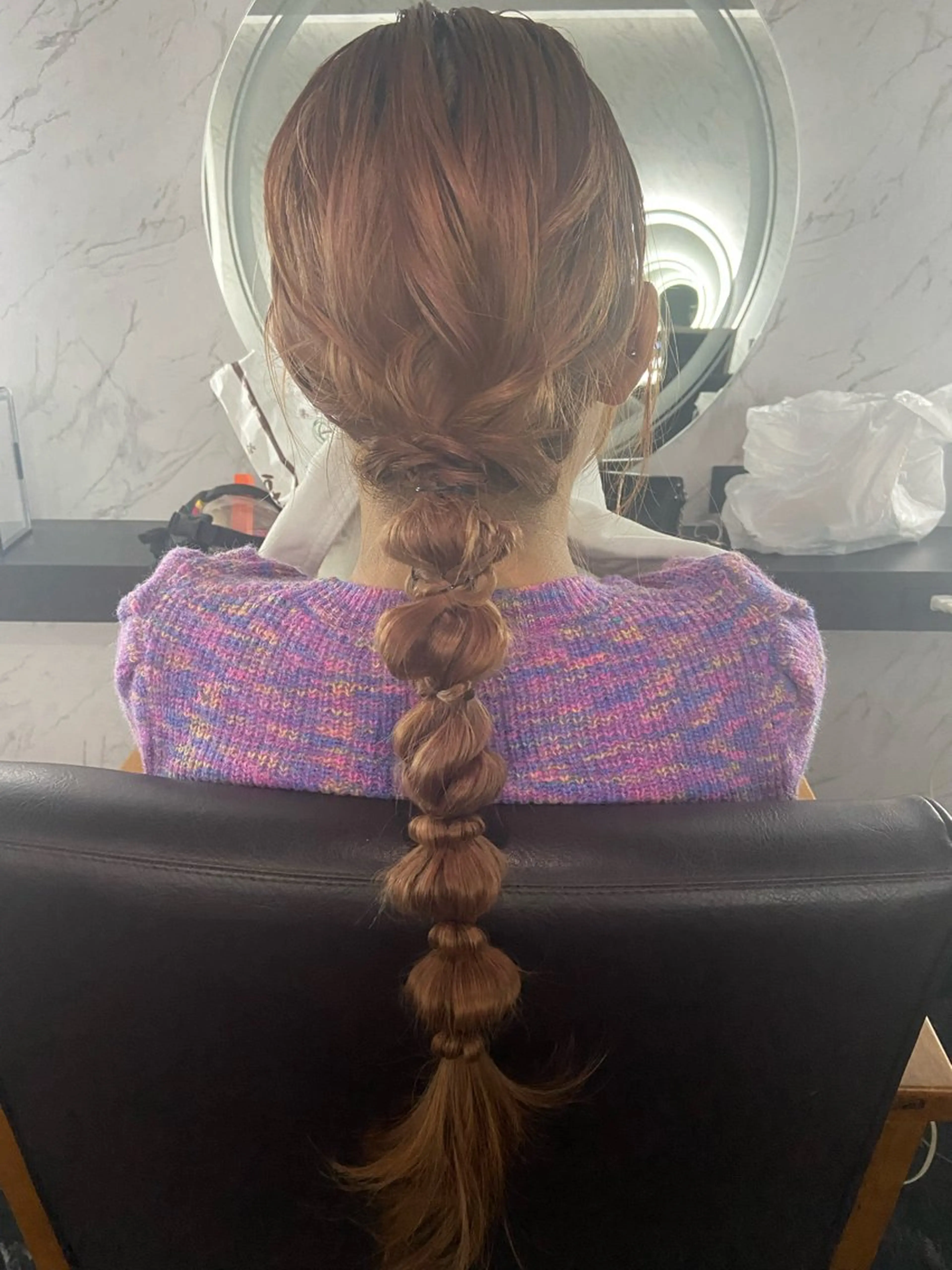 ロング ヘアアレンジ 籾木 美優のヘアスタイル