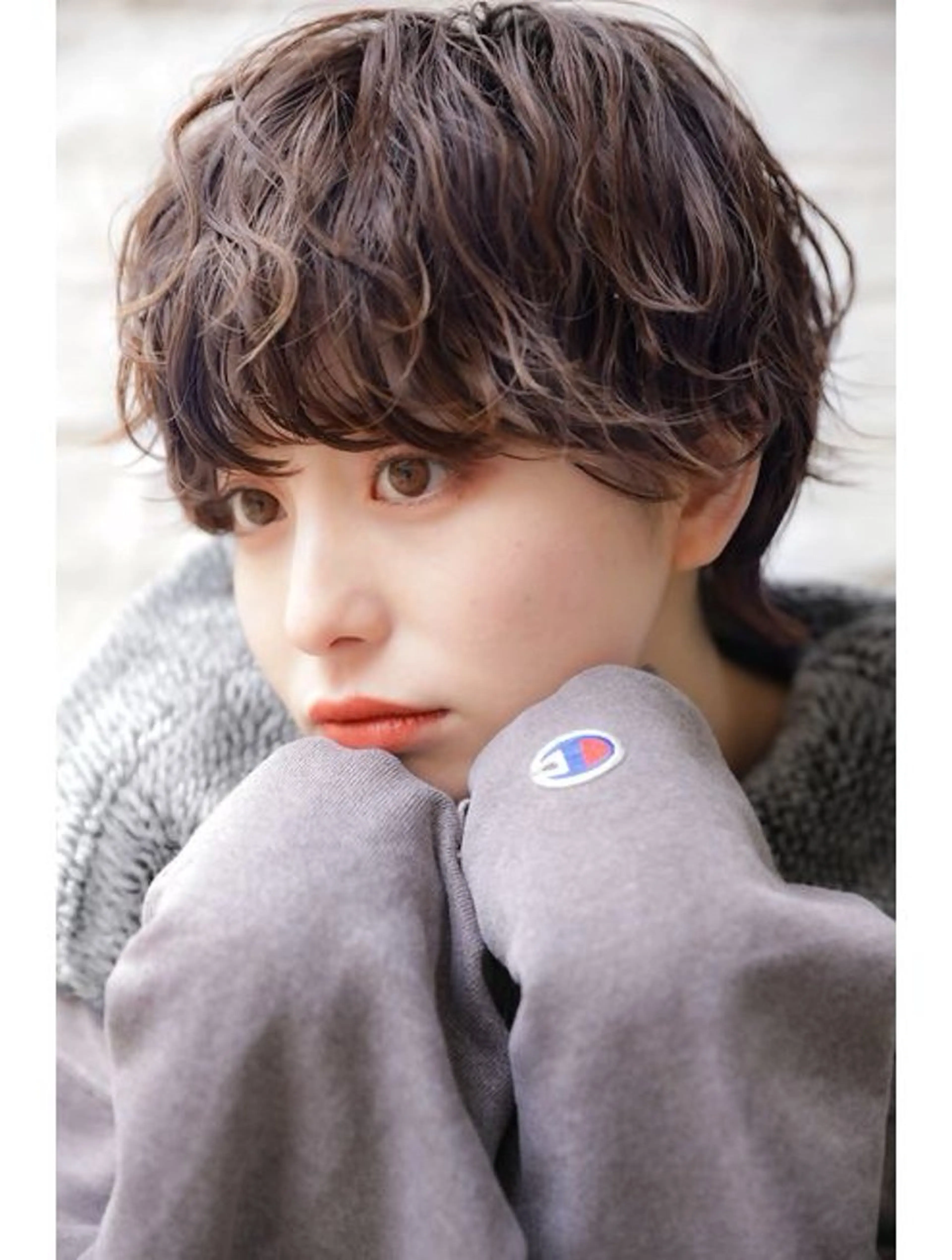 ショート 短めショートカット カットモデルのヘアスタイル