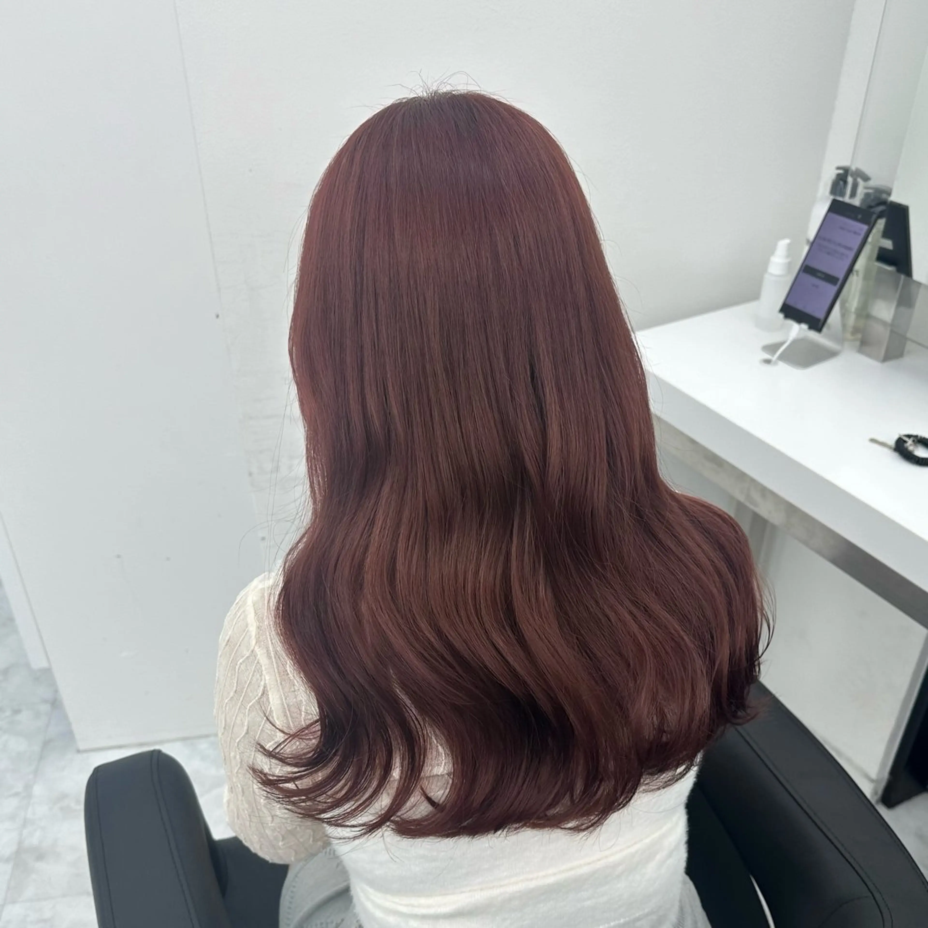 セミロング カラー 似合わせstyle ❤︎misaki❤︎のヘアスタイル