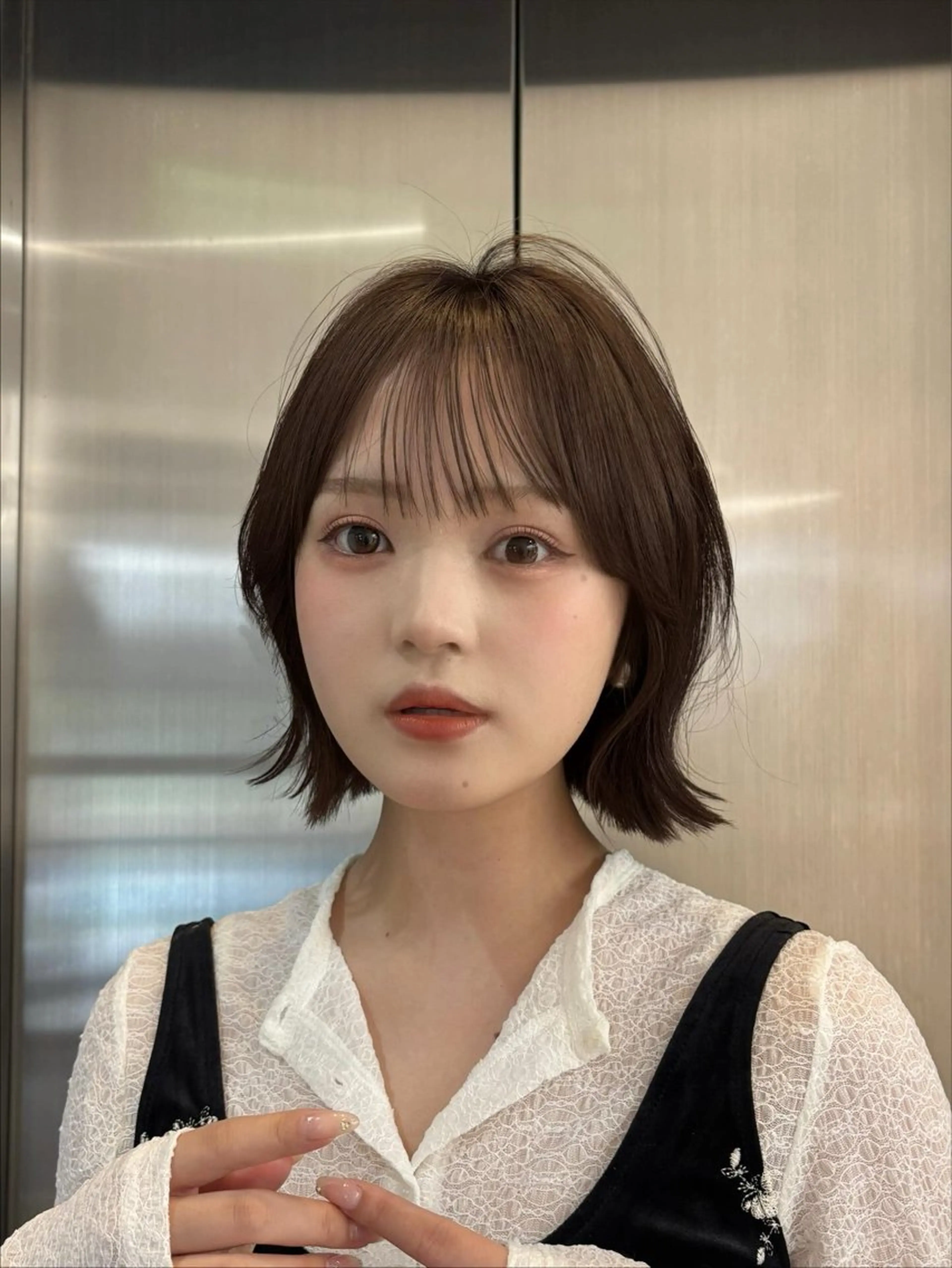 ショート 艶髪໒꒱/透明感 カラー🍀_そら🪽のヘアスタイル