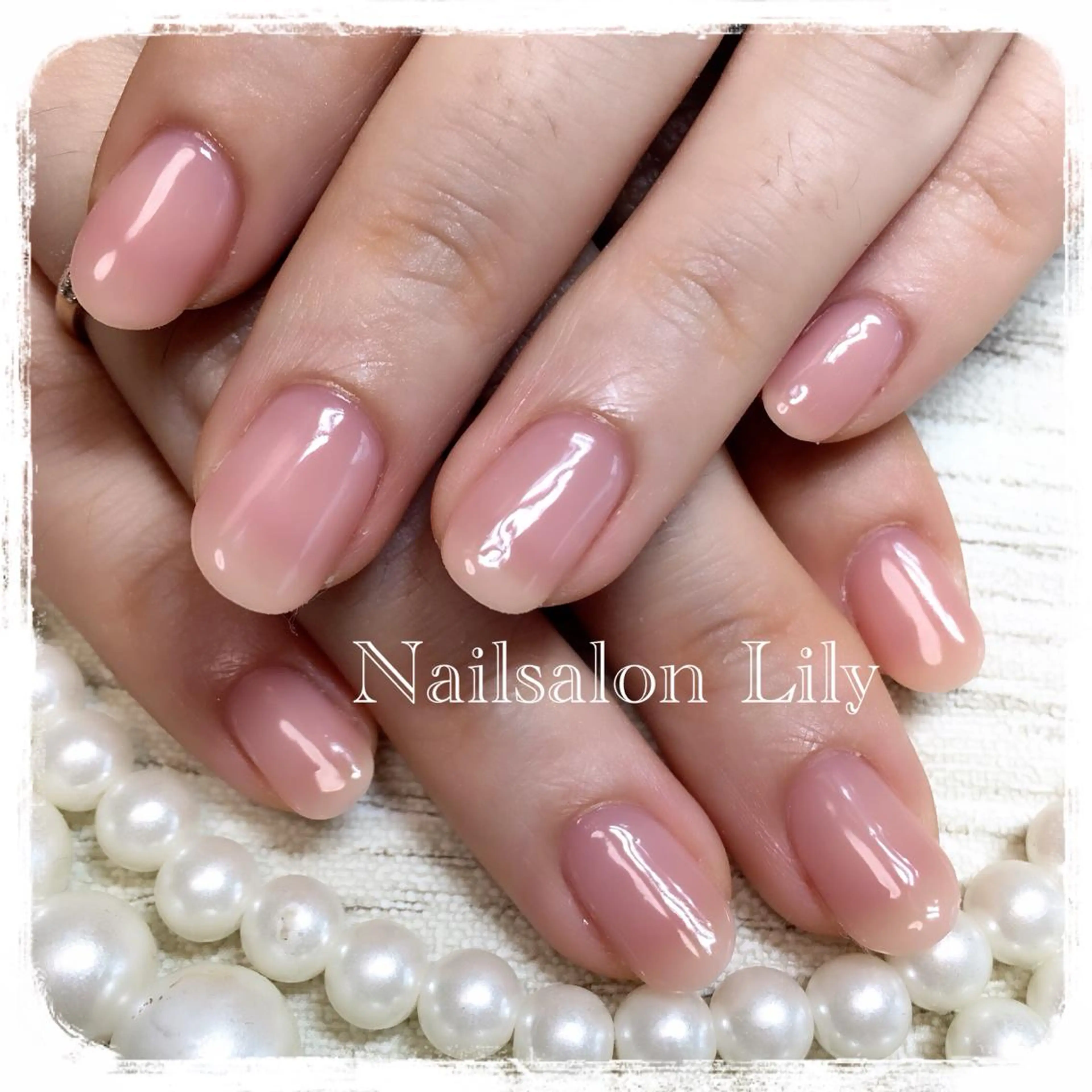 ネイル ワンカラーネイル Lily*nail 🌻Mii🌻のネイルデザイン