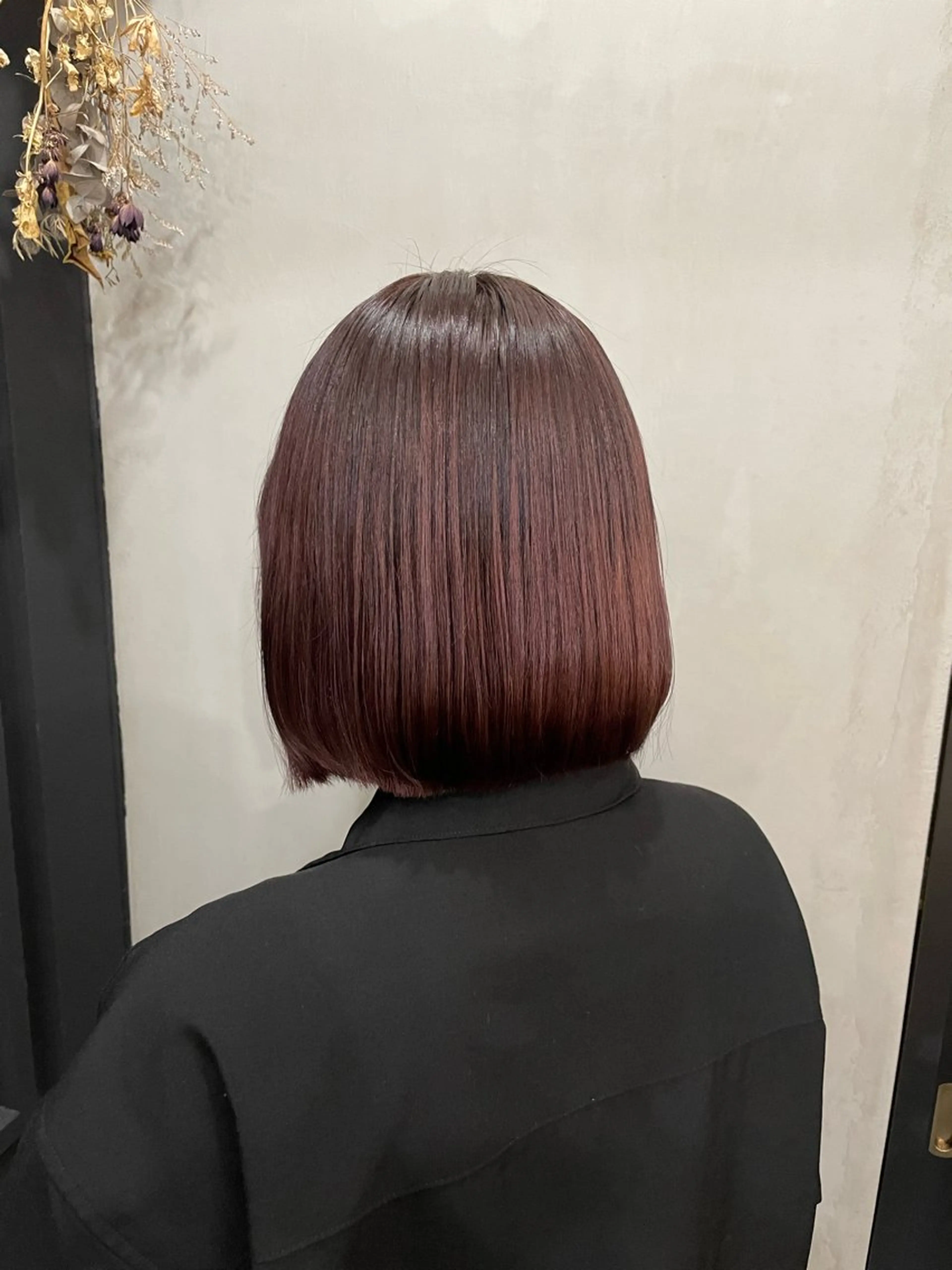 ショート ピンクブラウン ヘアカラー ヘッドスパ ✨レディースカット モデル募集✨イブキのヘアスタイル