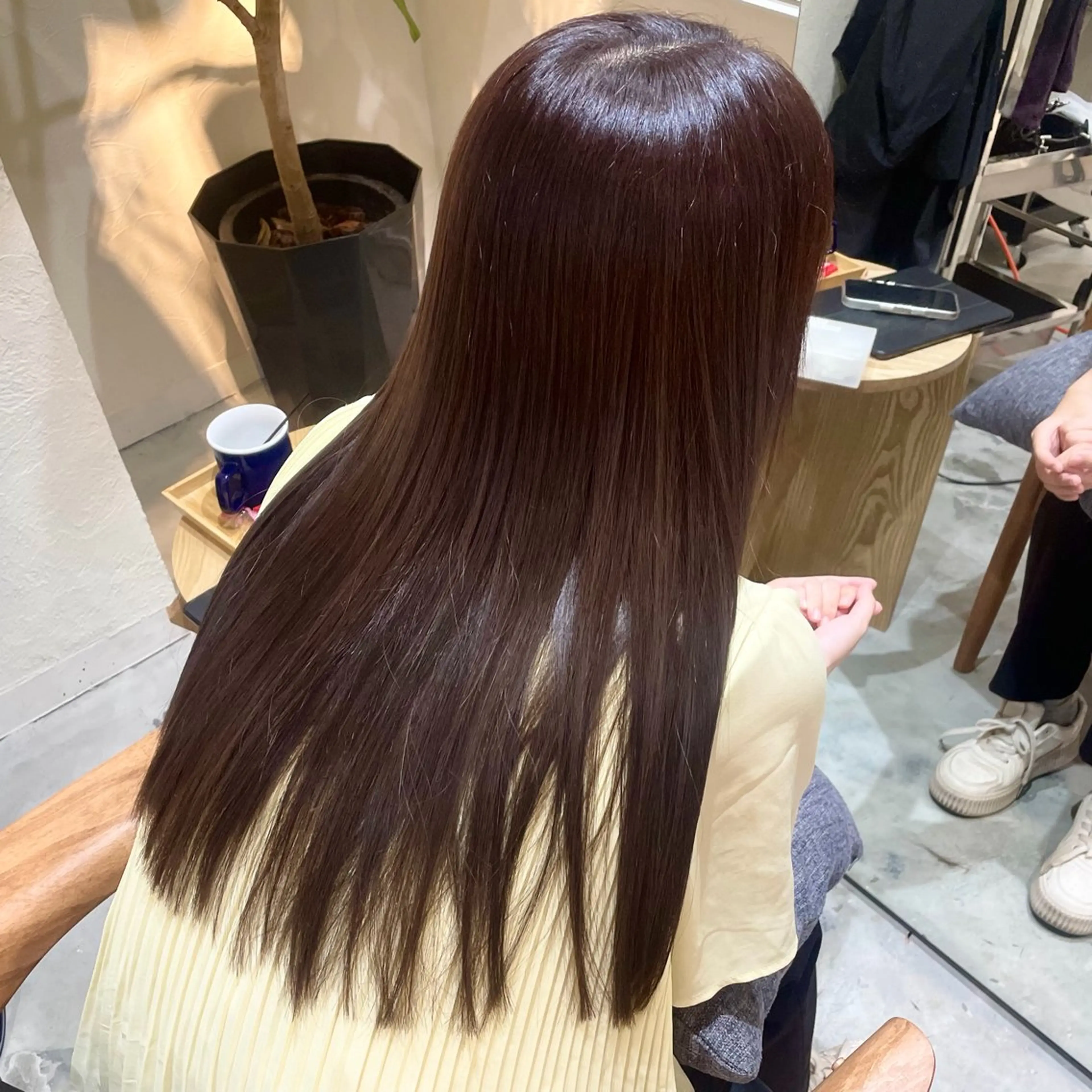 ロング カラー ブラウンカラー ココアブラウン ロング トリートメント ヘアカラー トリートメント 似合わせカラー×髪質 改善伏見/RIONAのヘアスタイル