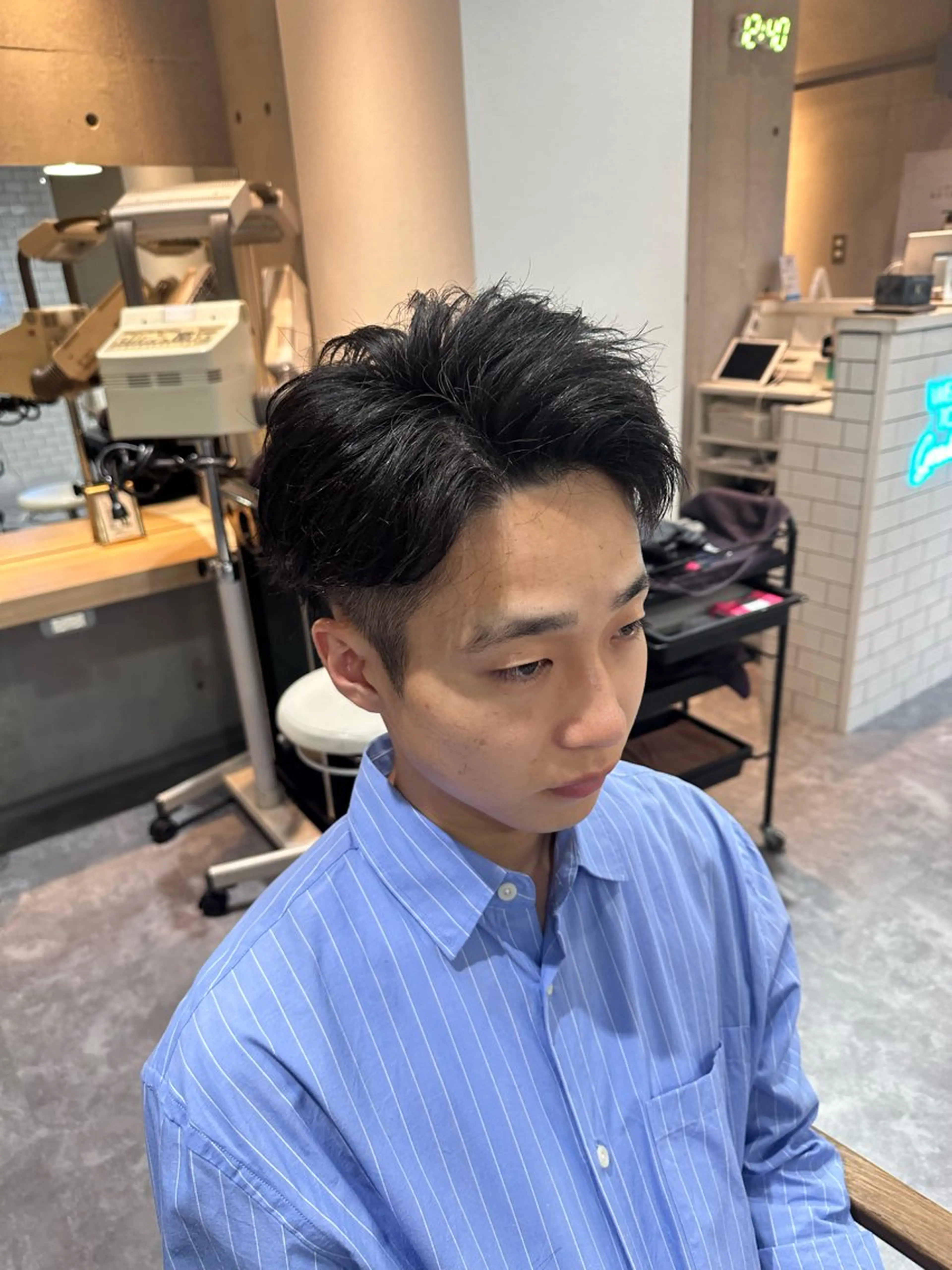 ショート メンズ カット 💎メンズカット /フェザー/細野💎のヘアスタイル