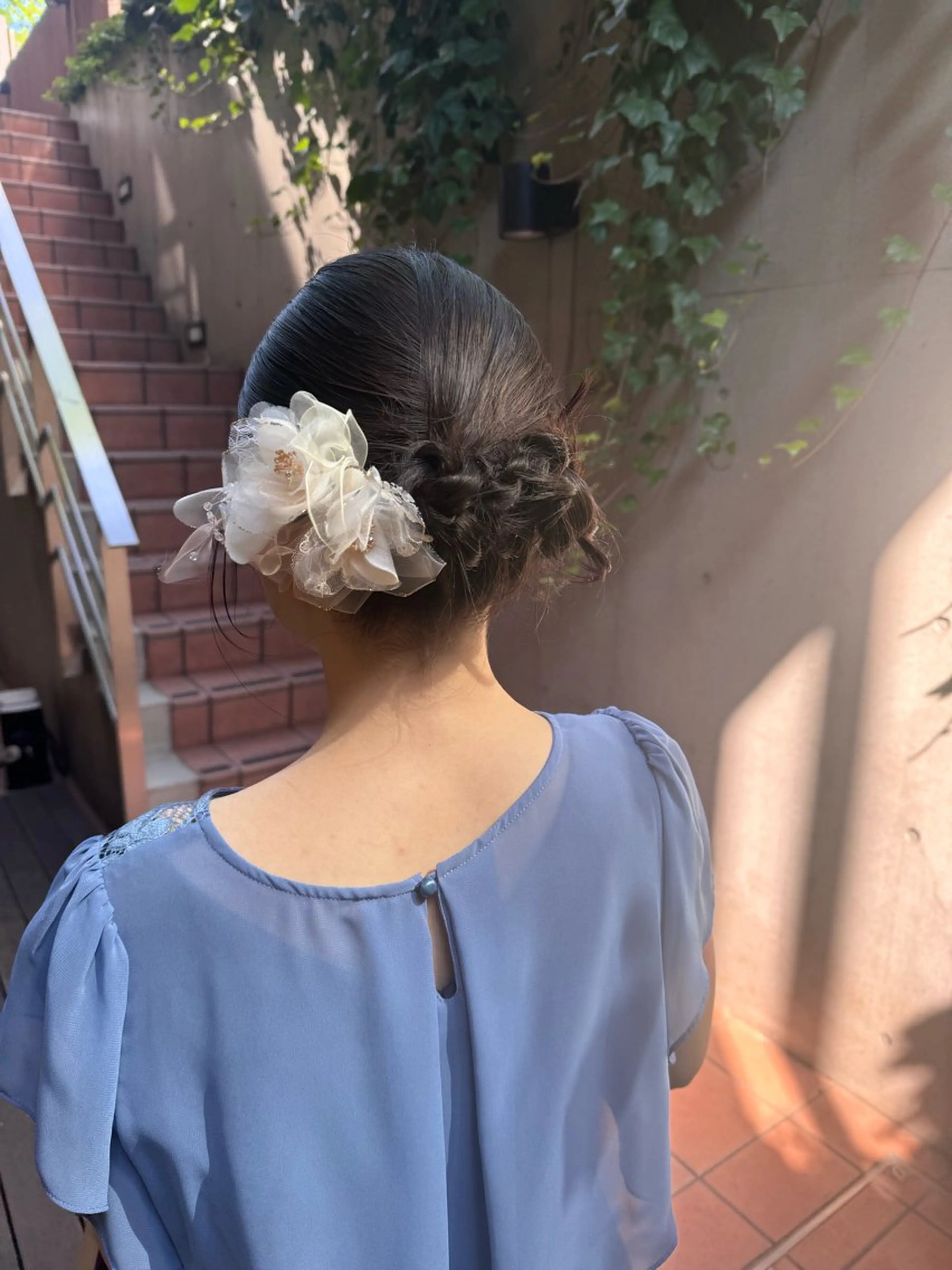 ミディアム ヘアアレンジ 🎗️【ヘアセット 美眉】吉川玲🎗️のヘアスタイル