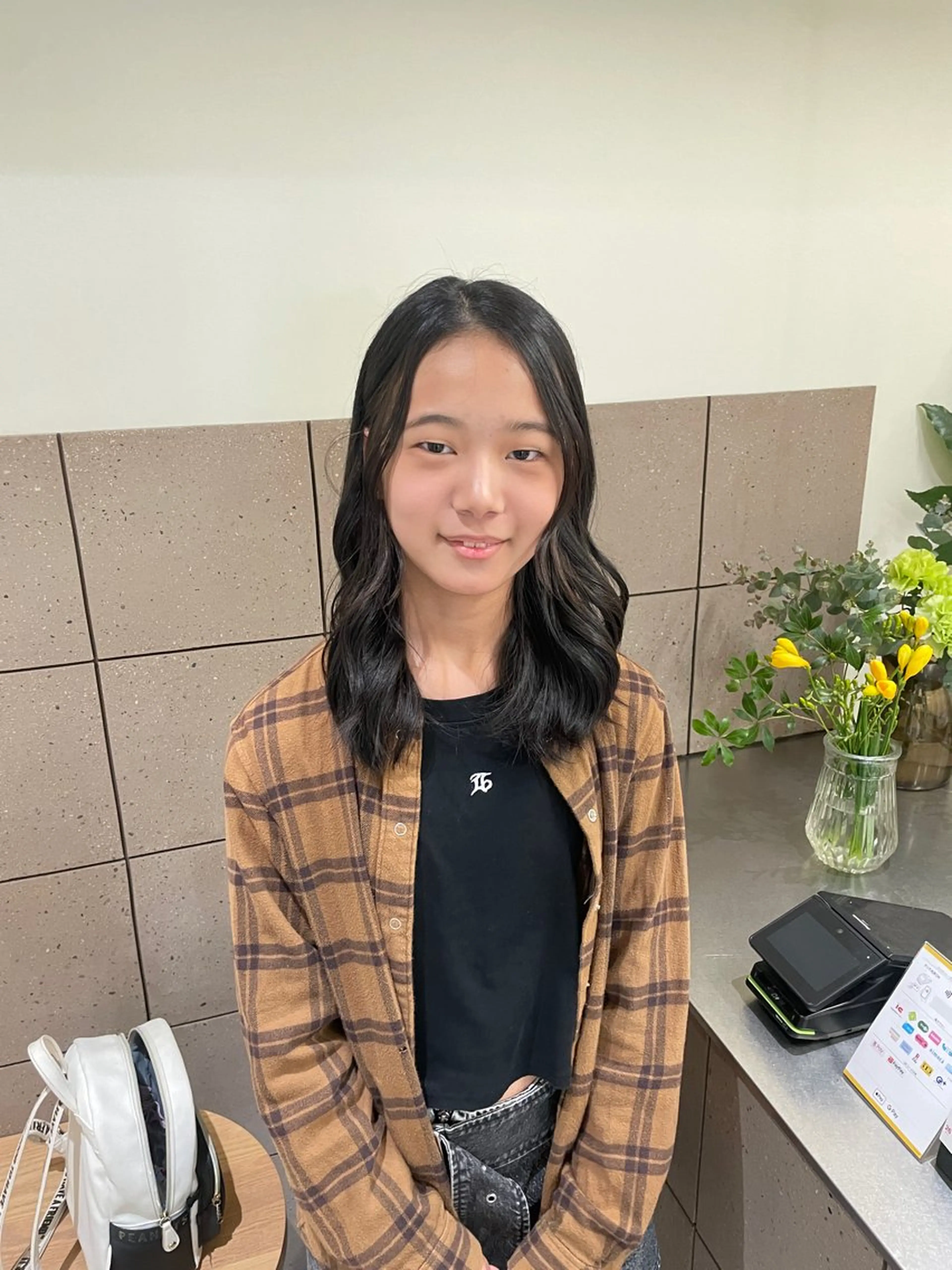 ロング キッズ 学生 縮毛矯正 JURI /HUIのヘアスタイル