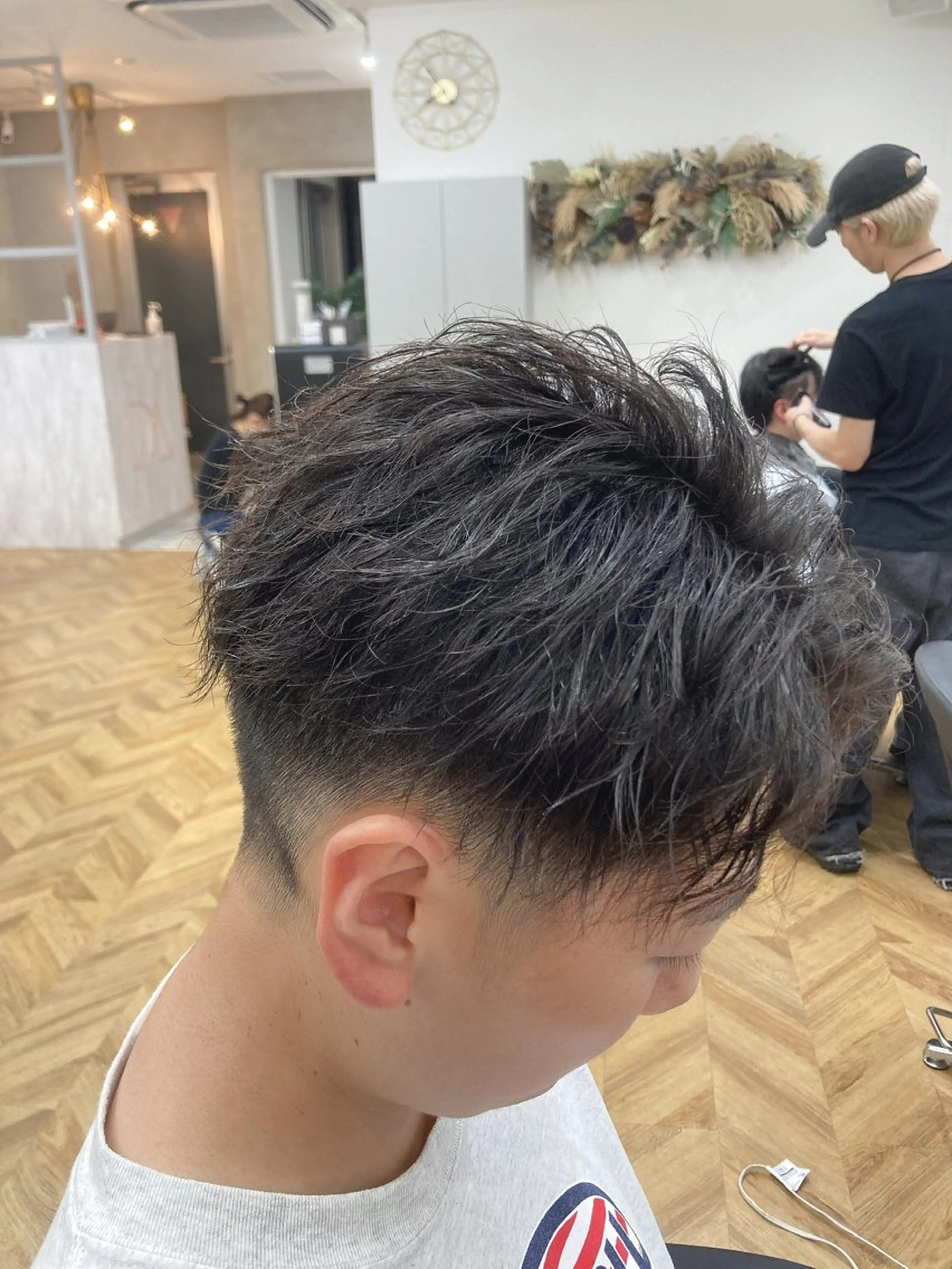 ミディアム パーマ メンズ ✨美髪矯正×髪質改善 🍎カイト🍎渋谷のヘアスタイル