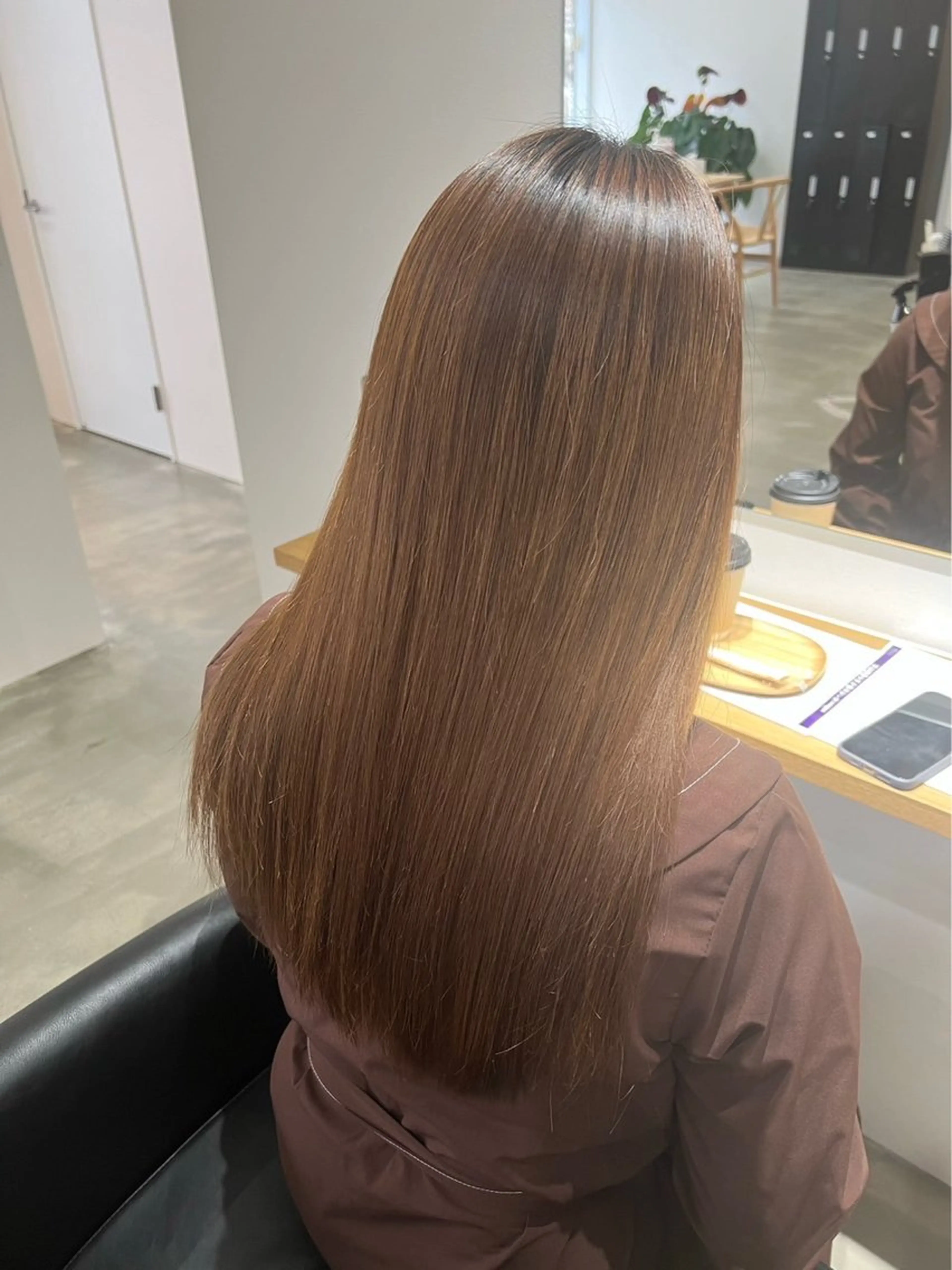 ロング カラー カット ヘアカラー トリートメント Runa/ボブ 髪質改善/縮毛矯正のヘアスタイル