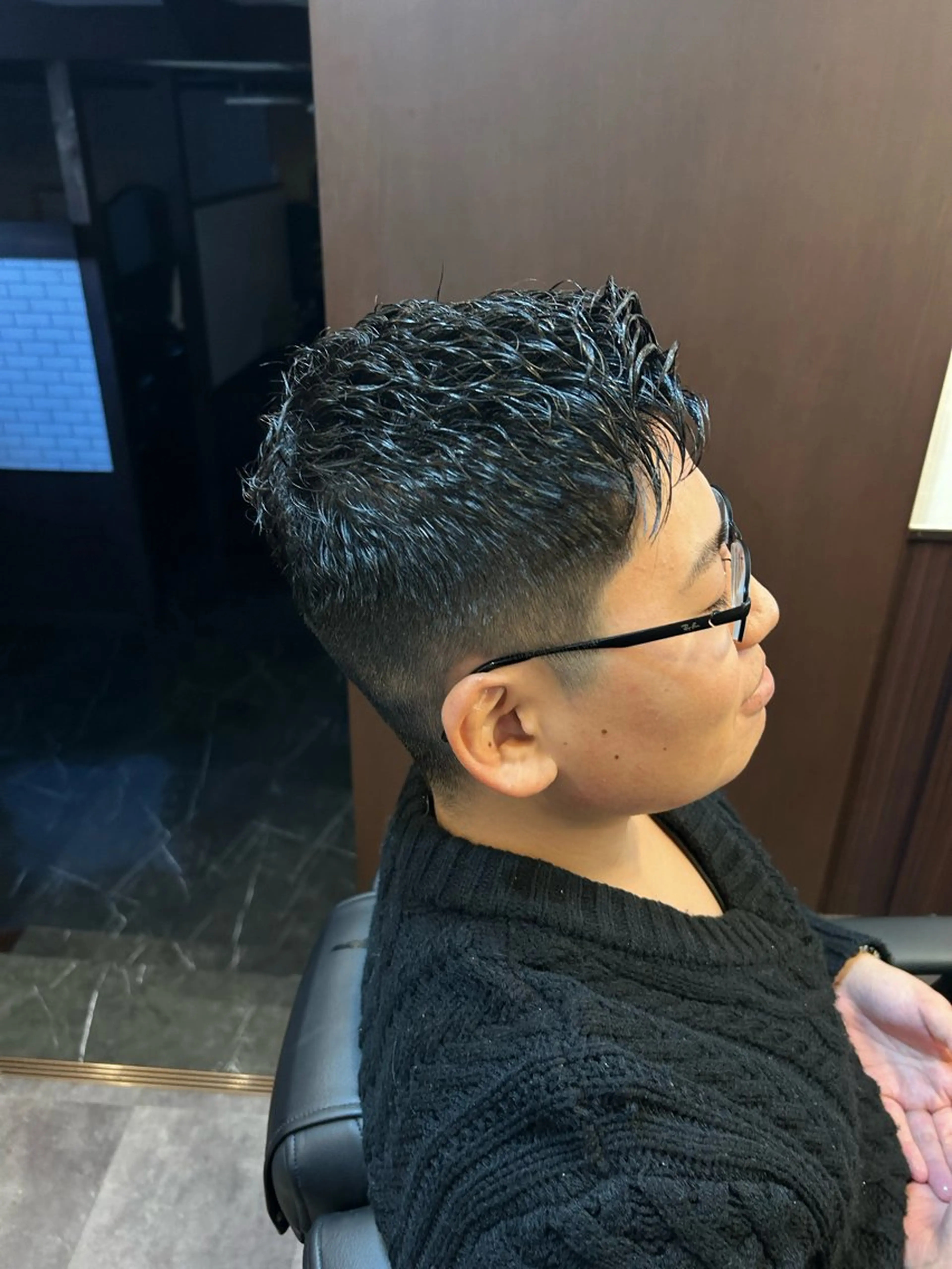 ショート パーマ メンズ 林 聖也のヘアスタイル