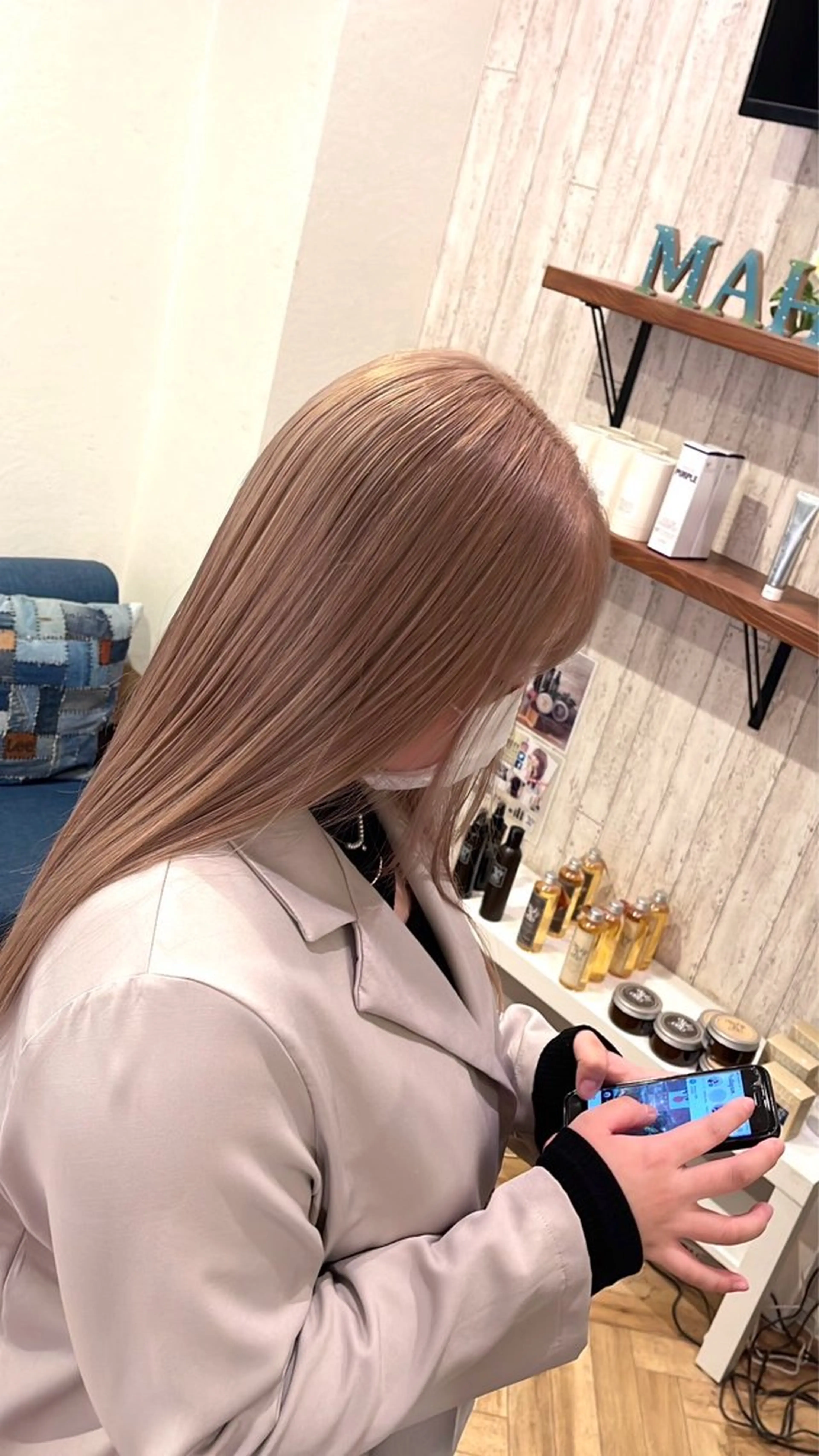 カラー encount  by mahalo（エンカウント　バイ　マハロ）所属・misaki /ハイトーンカラーのヘアスタイル