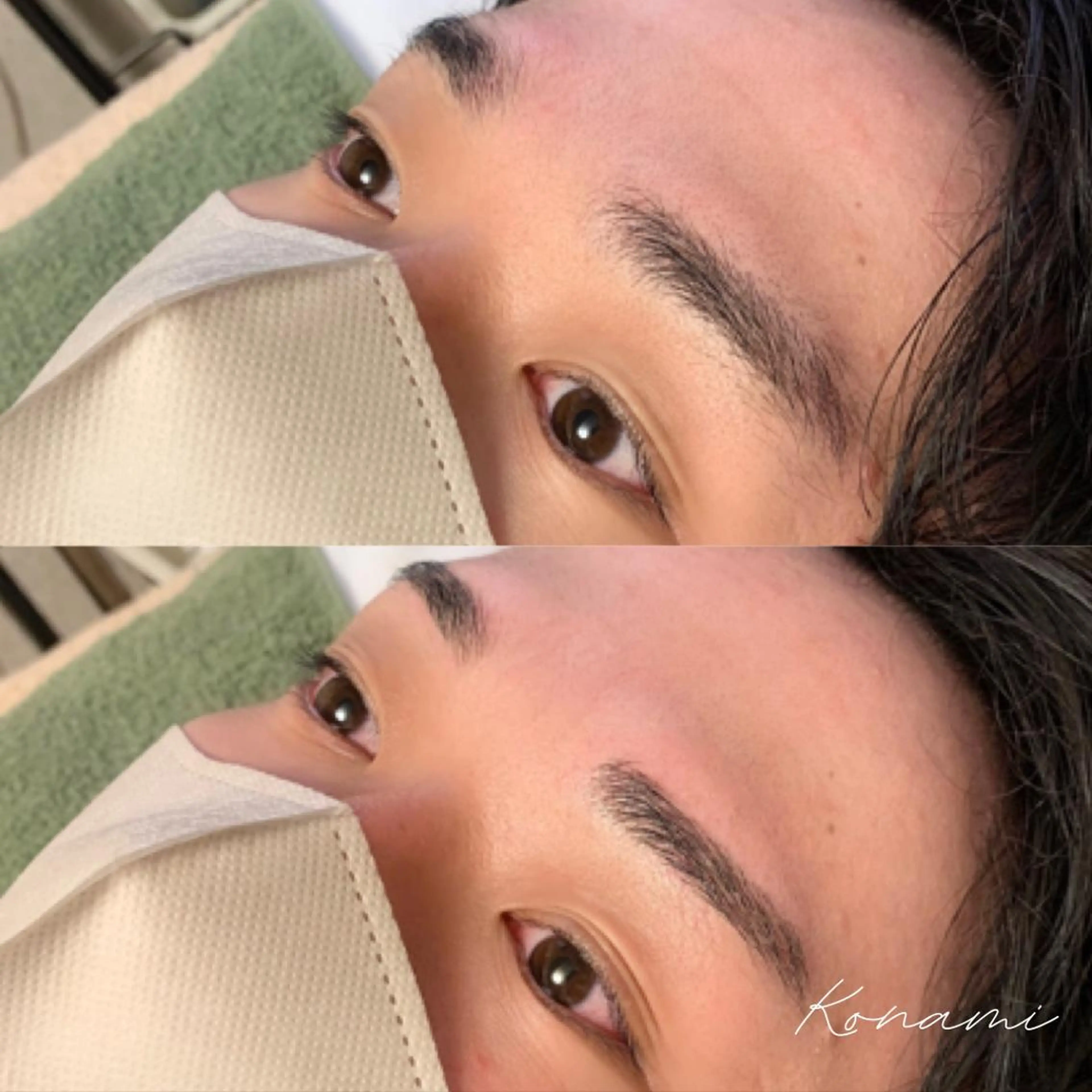 メンズ アイブロウ ワックス脱毛 シードリン 府内店 小波のヘアスタイル