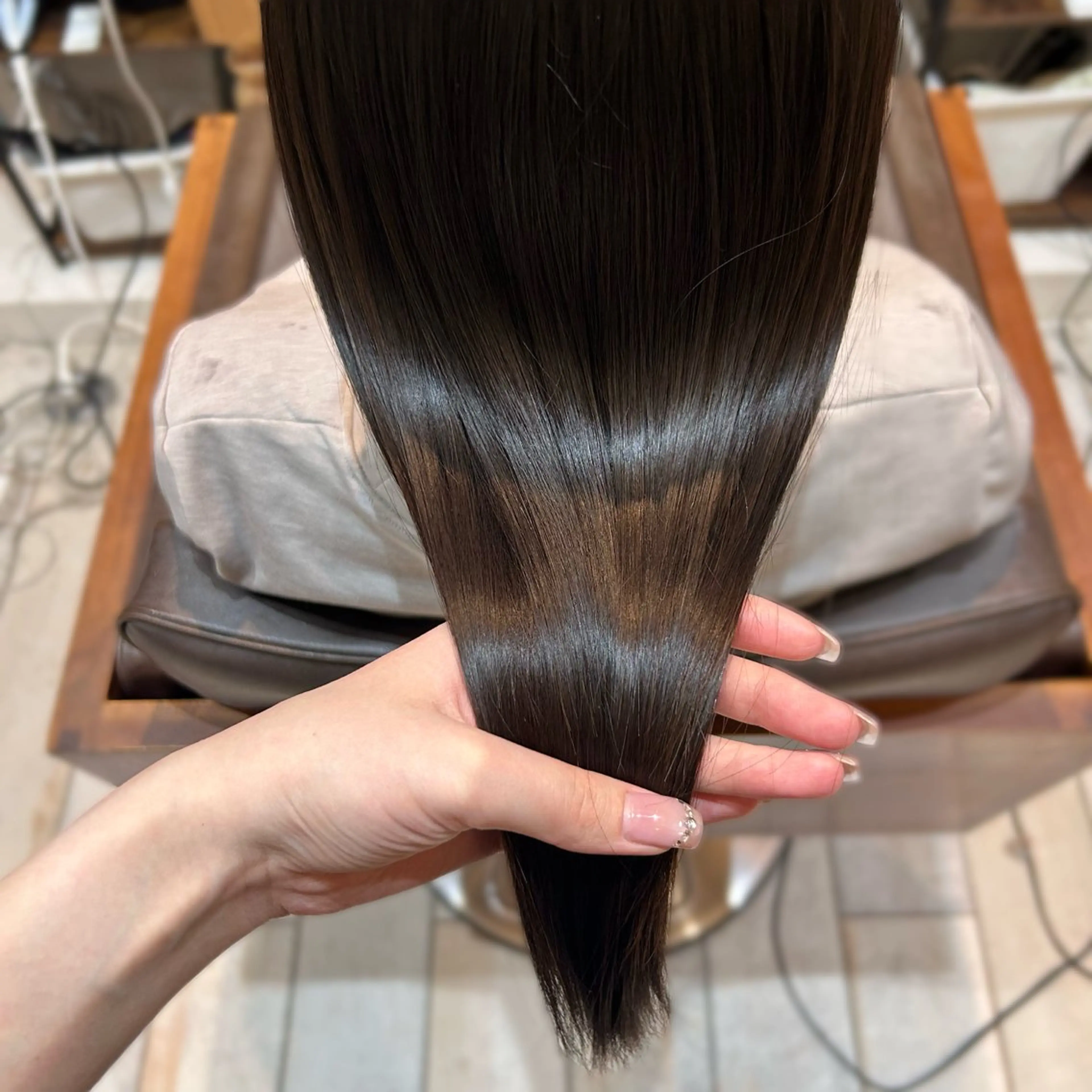 セミロング トリートメント Rion/渋谷 /ブリーチなしカラーのヘアスタイル