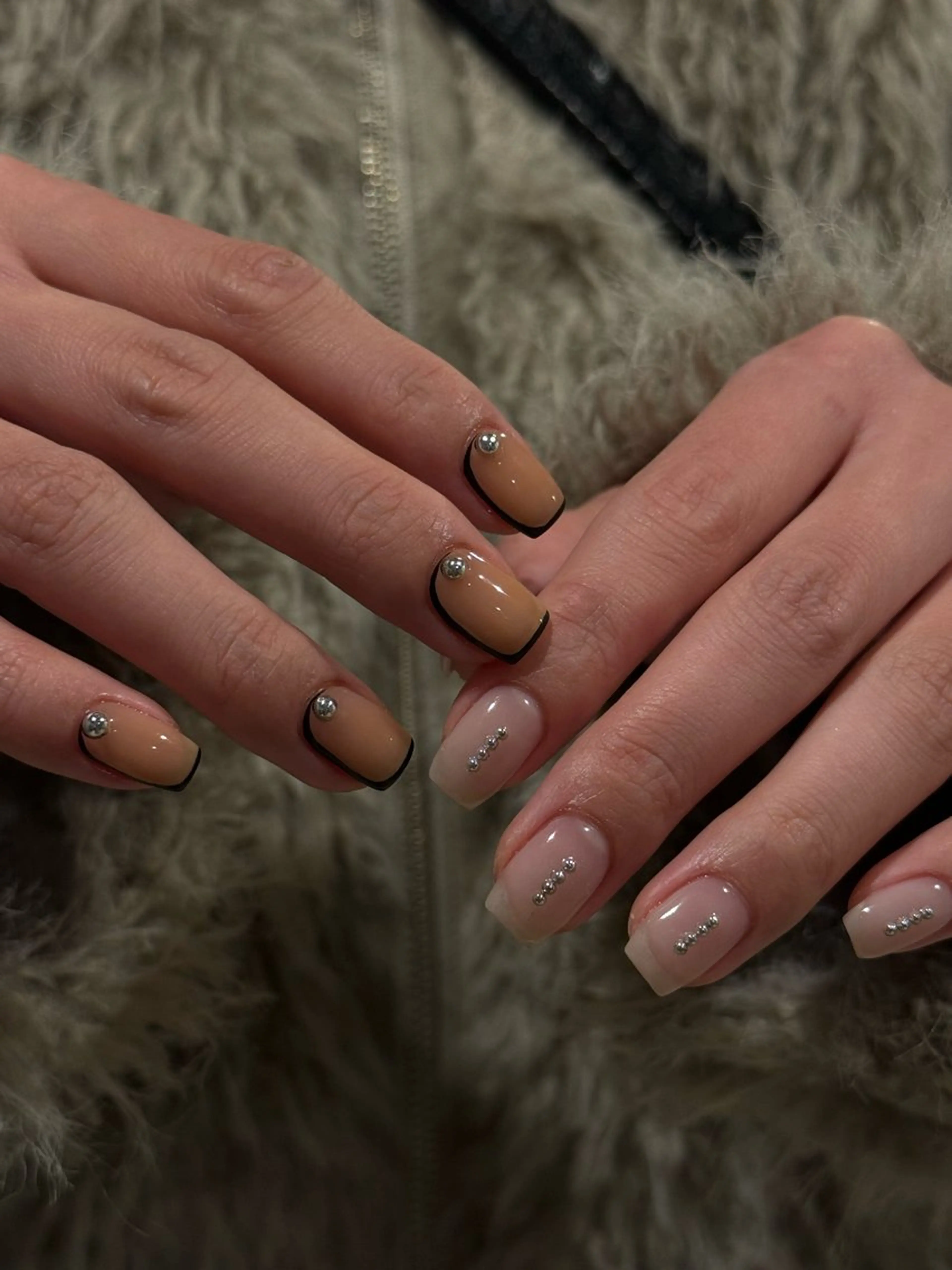 ネイル カジュアル クリアネイル ジェルネイル マグネットネイル ミラーネイル ハンドネイル filonnail /　kotoneのネイルデザイン