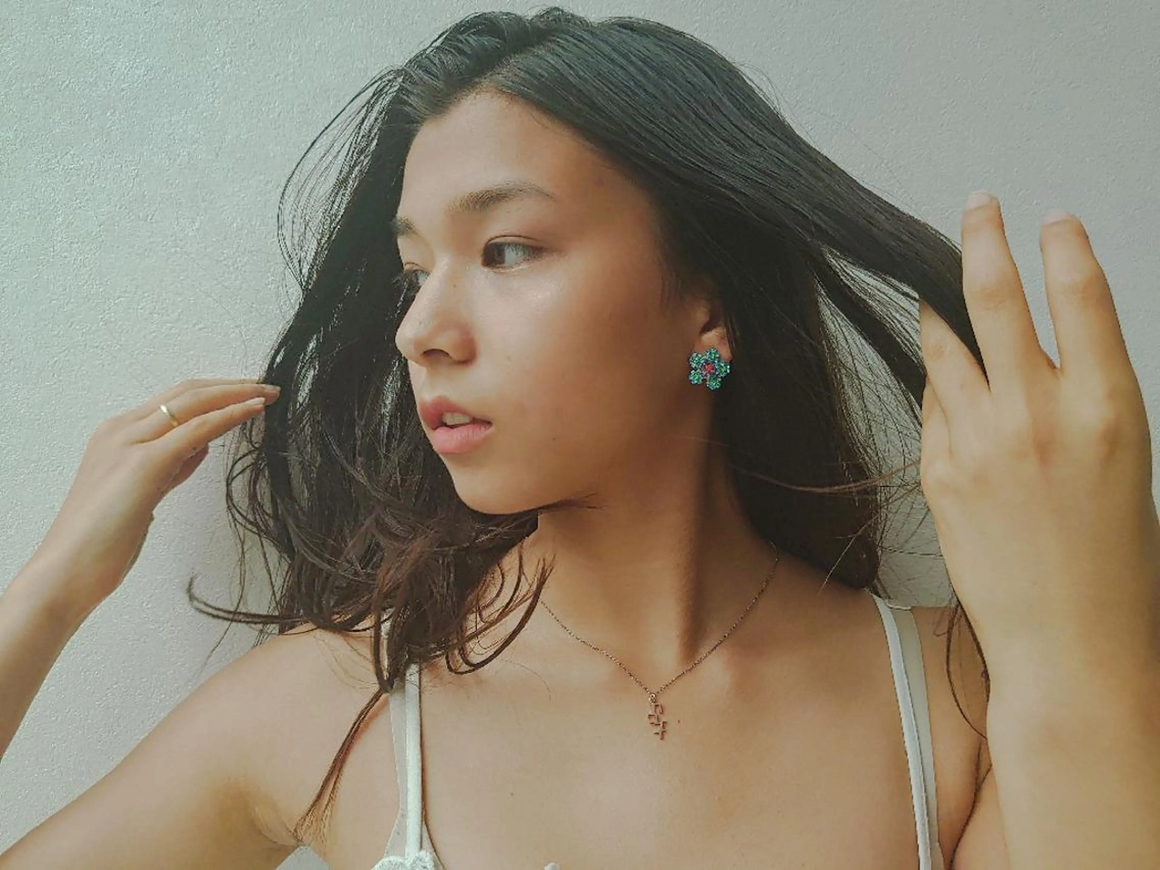 セミロング カラー 髪質改善/ブリーチ 田代 龍我のヘアスタイル