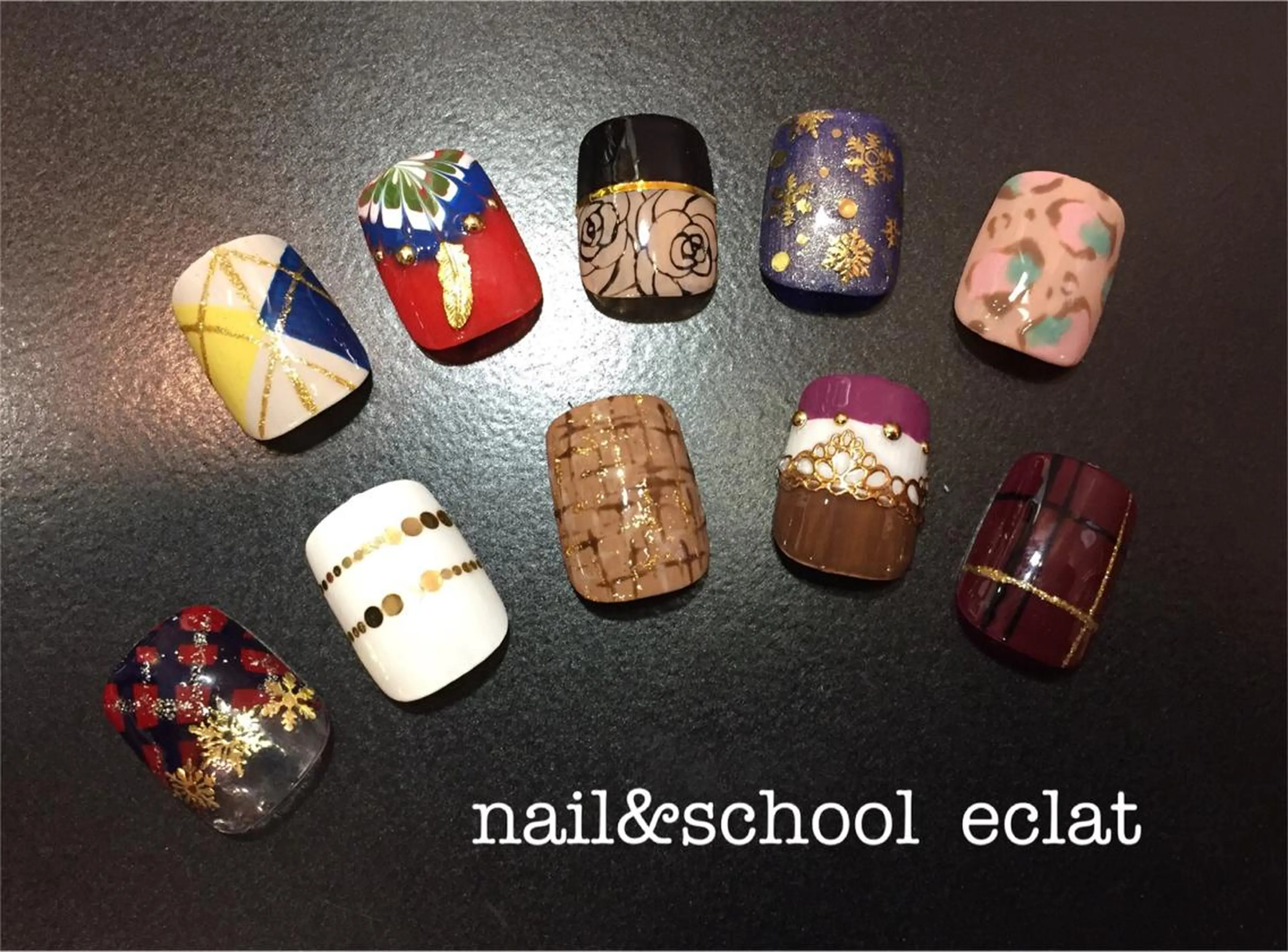 ネイル フットネイル センター南 eclatのネイルデザイン