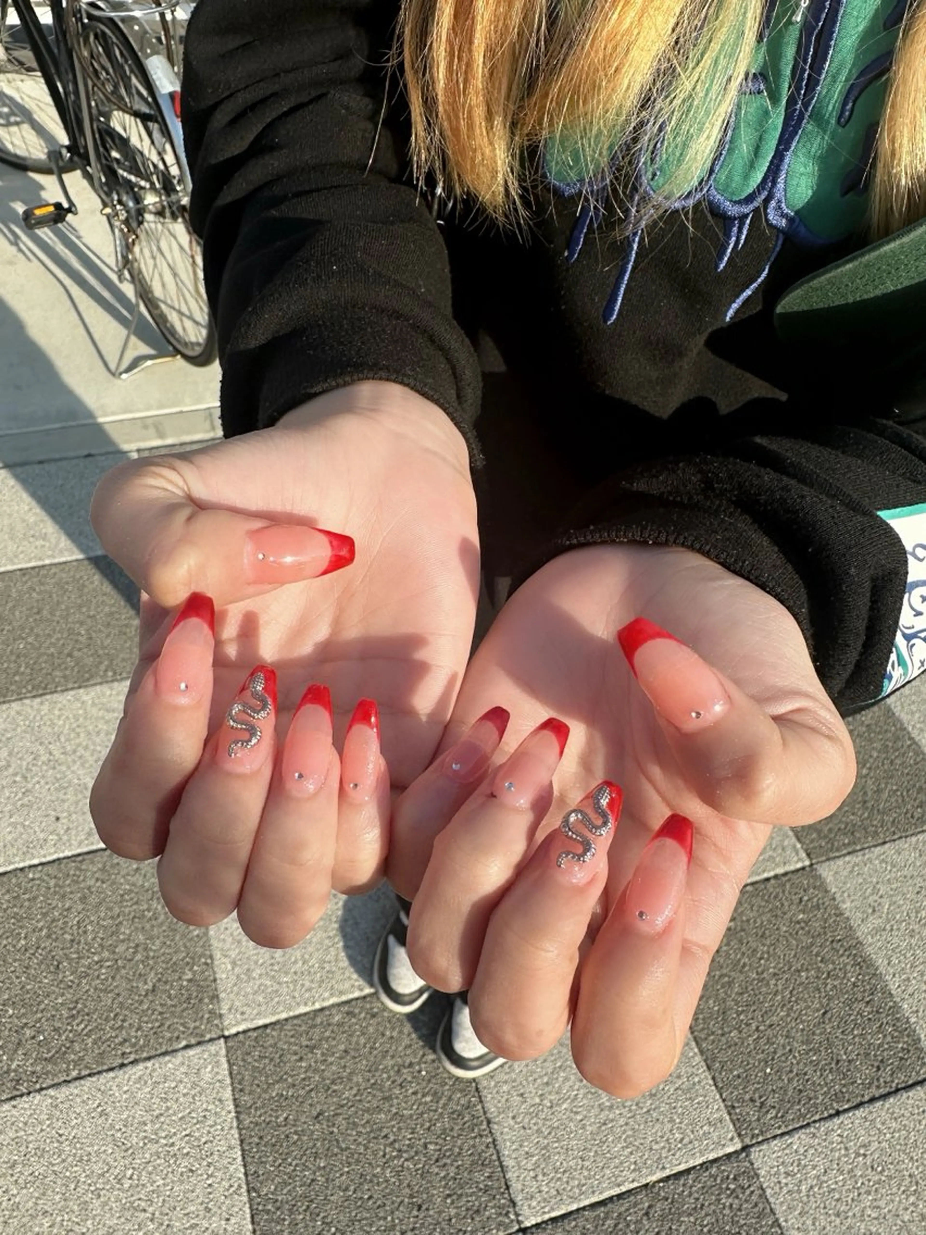 ネイル フレンチネイル ハンドネイル tee nailのネイルデザイン