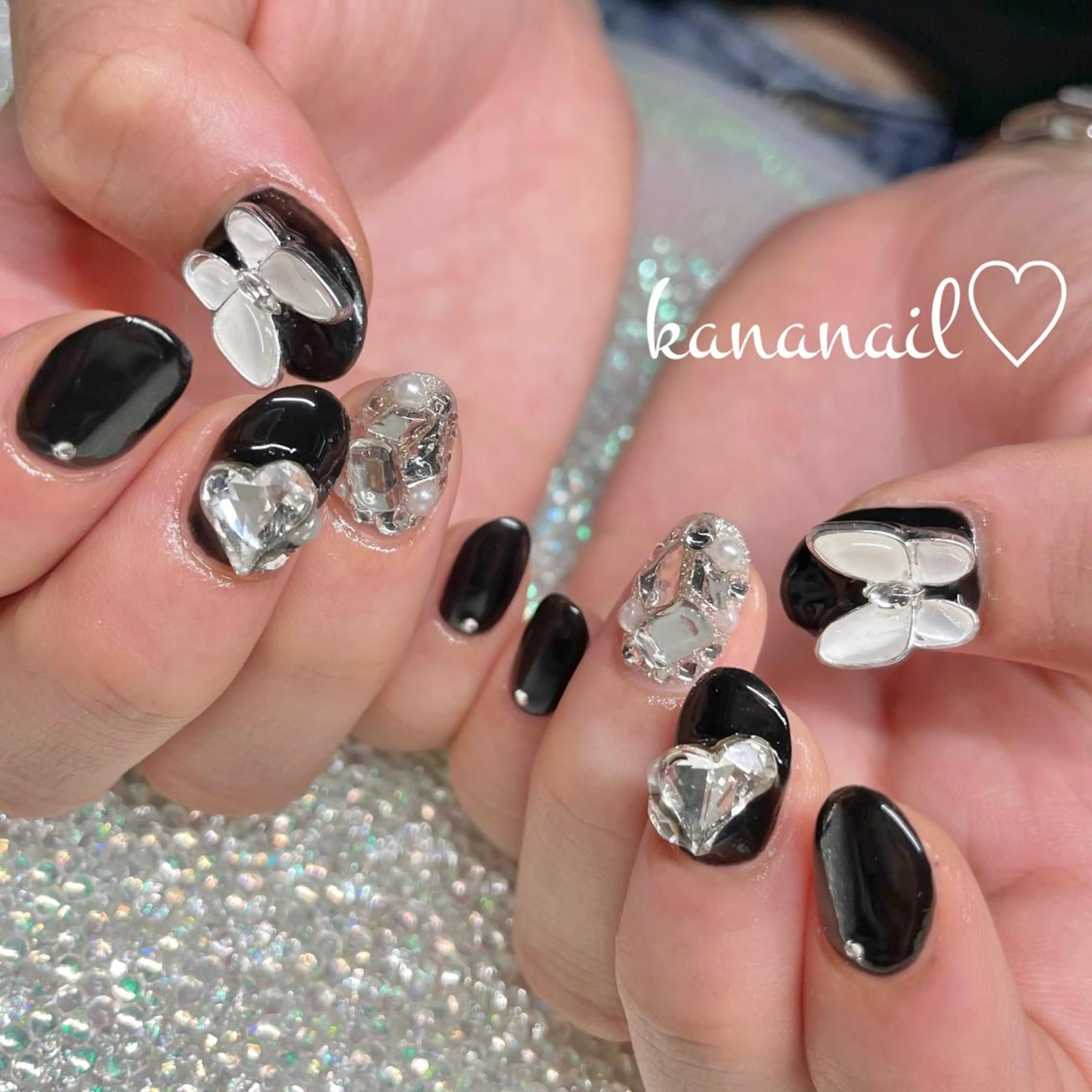 ネイル アートネイル 成人式 入学式 ジェルネイル 卒業式 kananail ♡のネイルデザイン