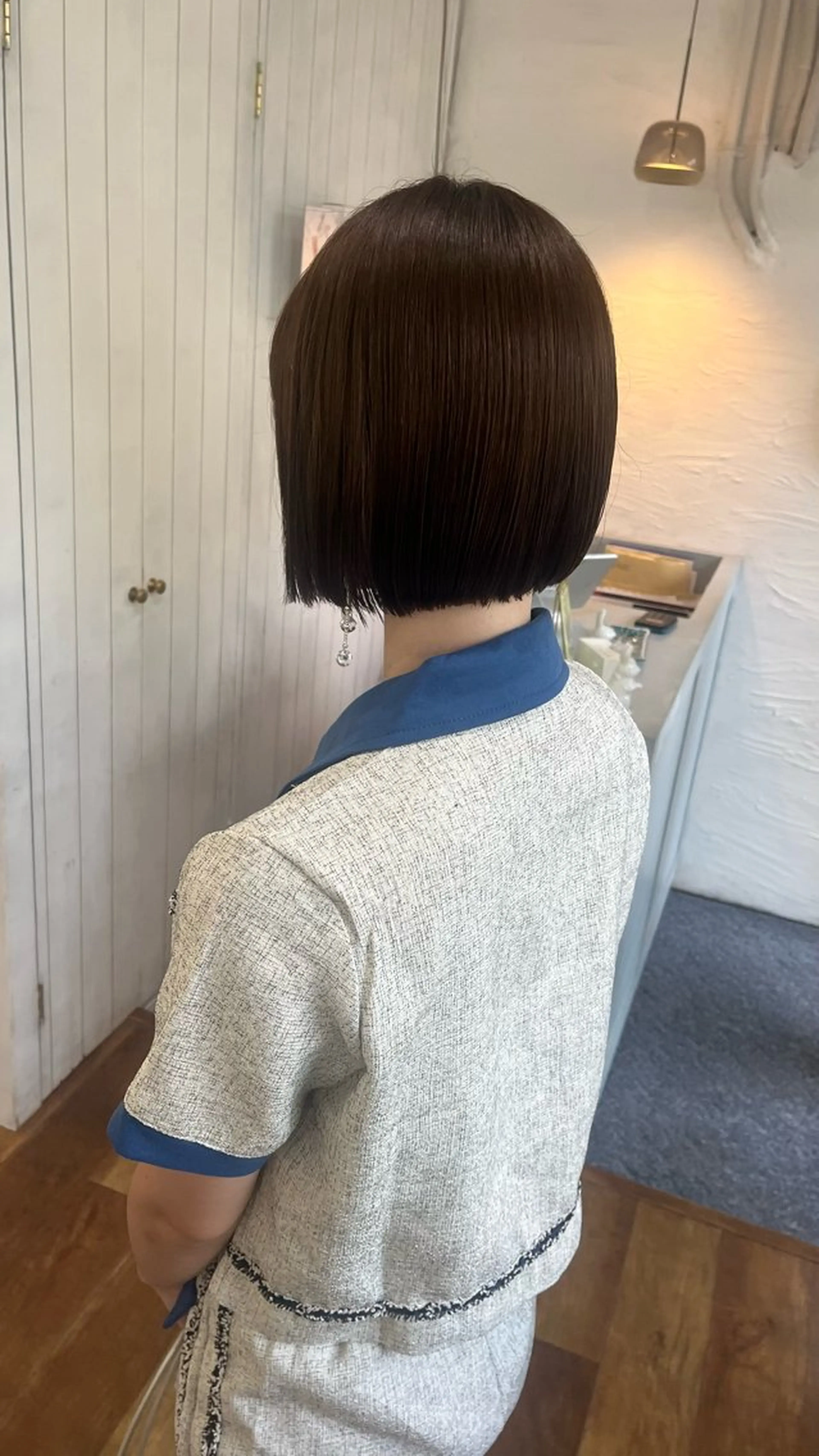 ショート カット ヘアカラー トリートメント 中村 桃子のヘアスタイル