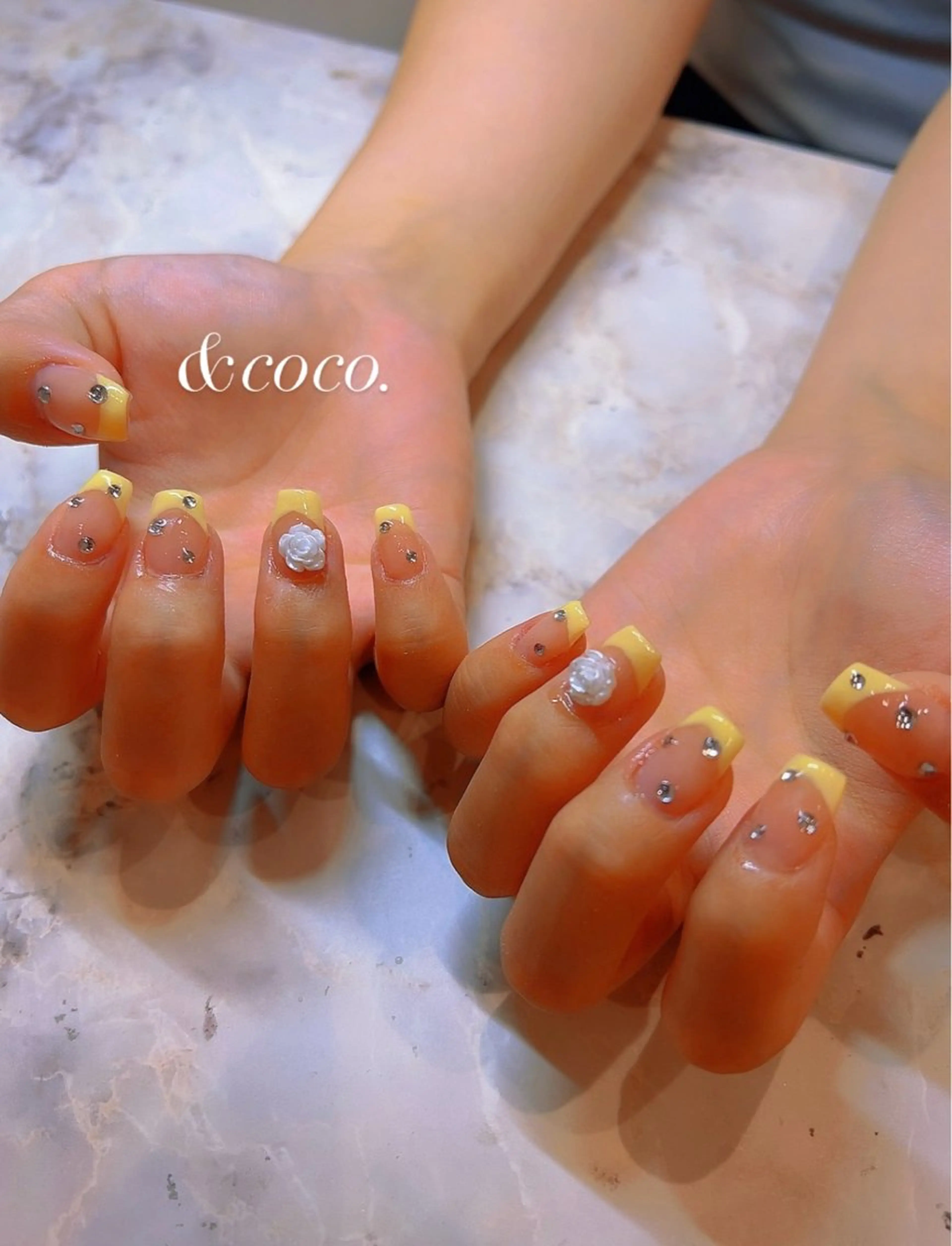 ネイル フレンチネイル パステルネイル ハンドネイル ＆ coco.のネイルデザイン