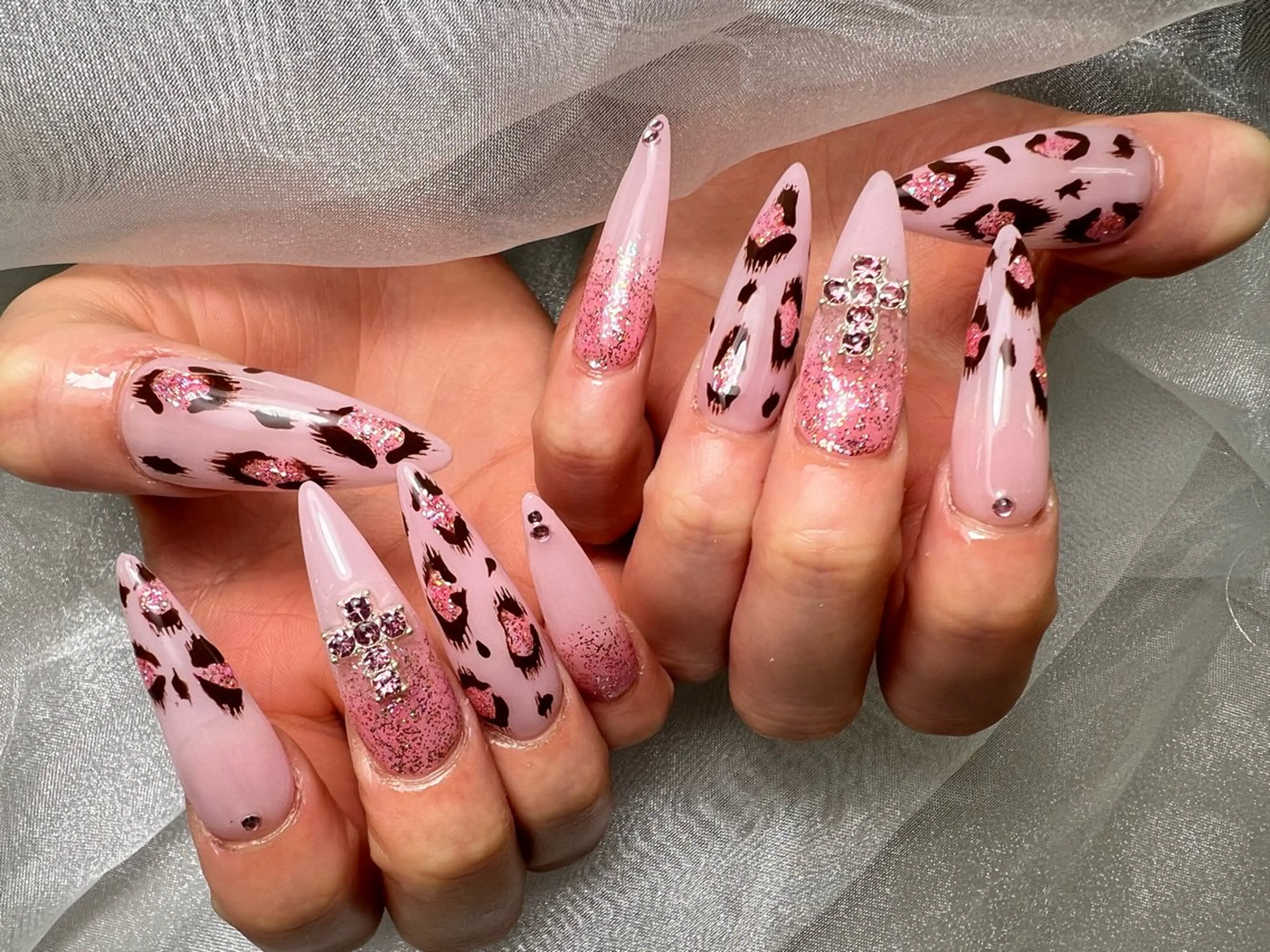 ネイル ハンドネイル Mana‪ ‪·͜· ❤︎‬のネイルデザイン