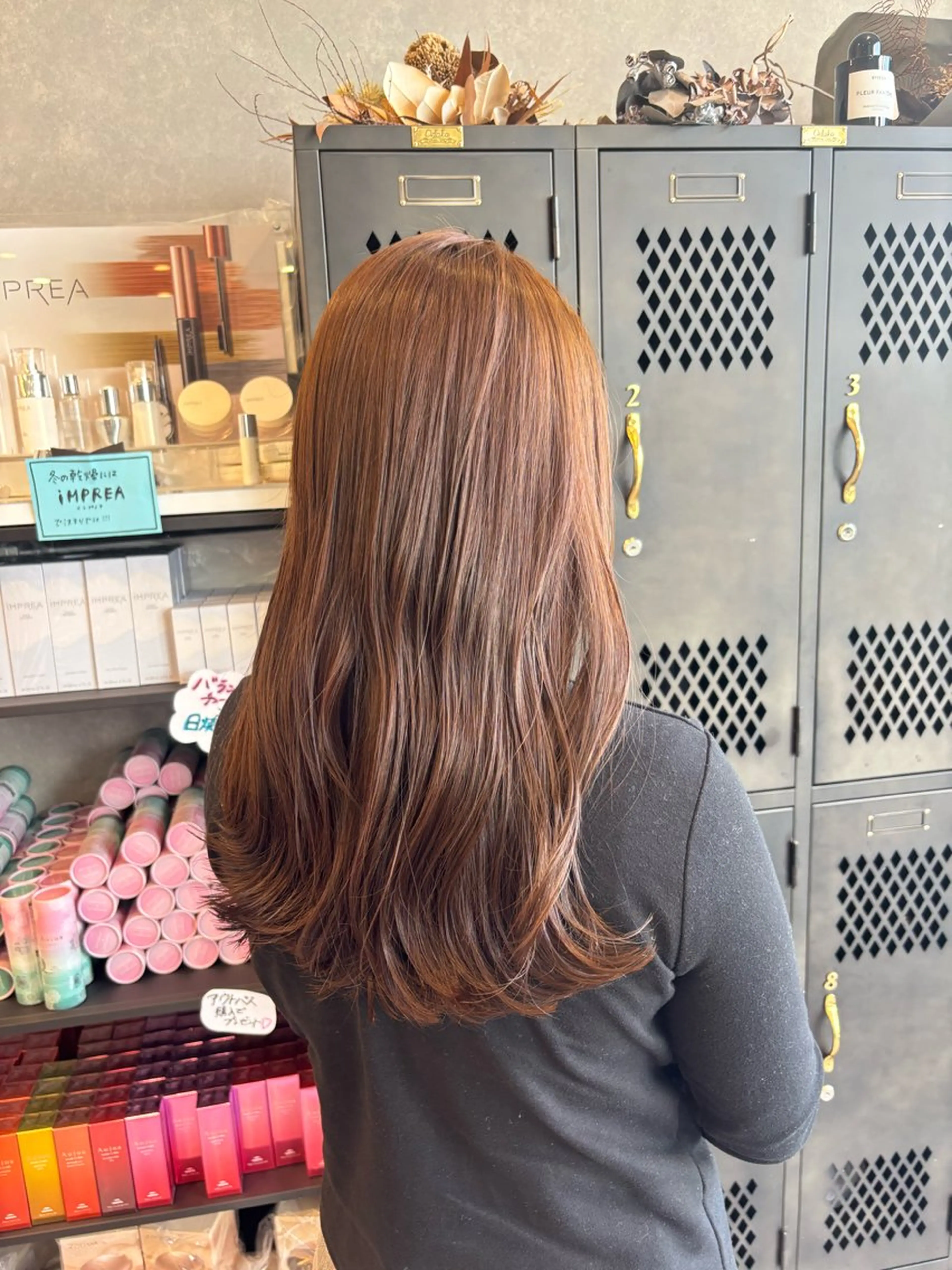 カラー 心美/ブリーチなし 透明感カラーのヘアスタイル