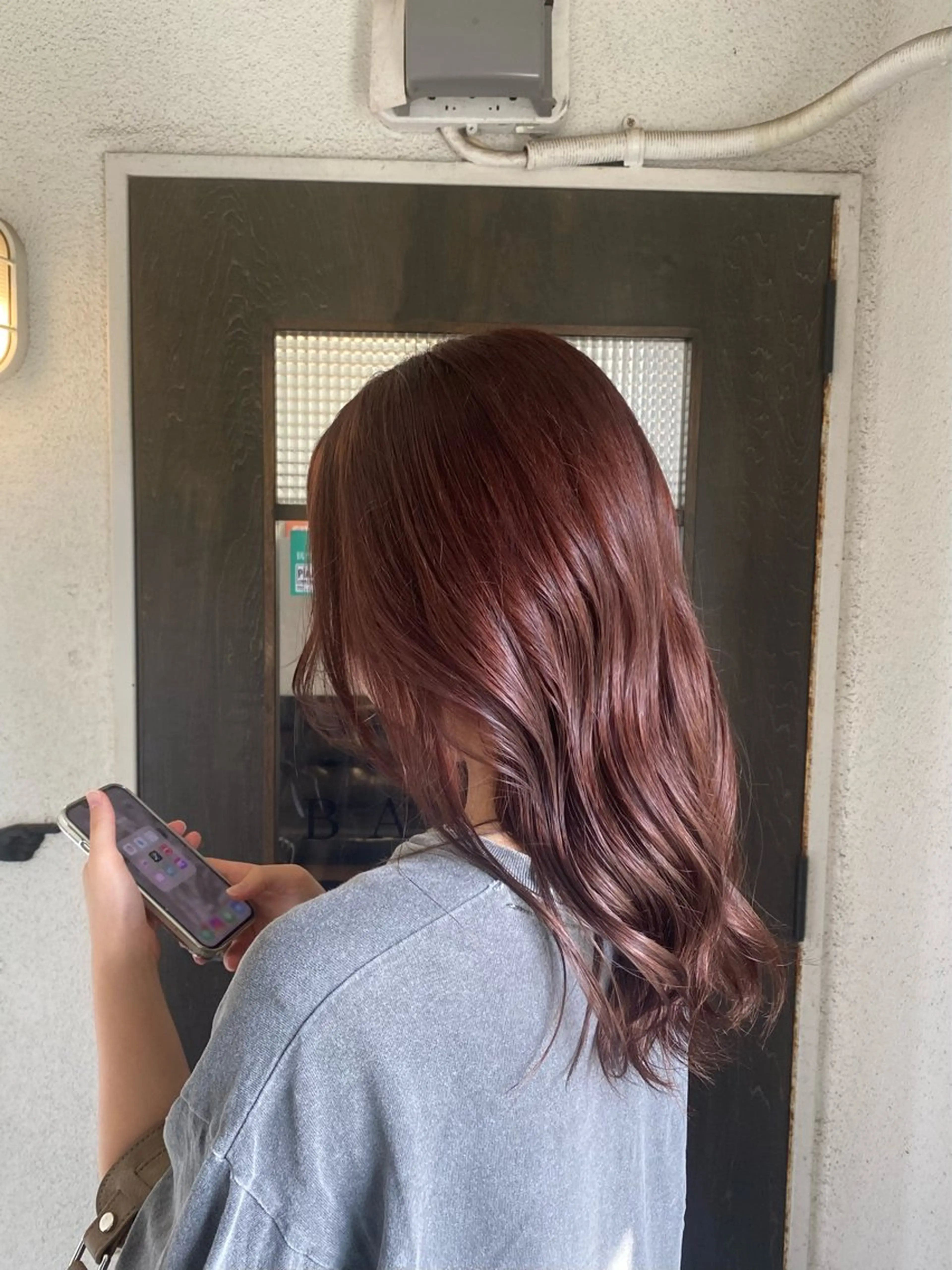 セミロング カラー BATON.あずみ /カラー/縮毛矯正のヘアスタイル