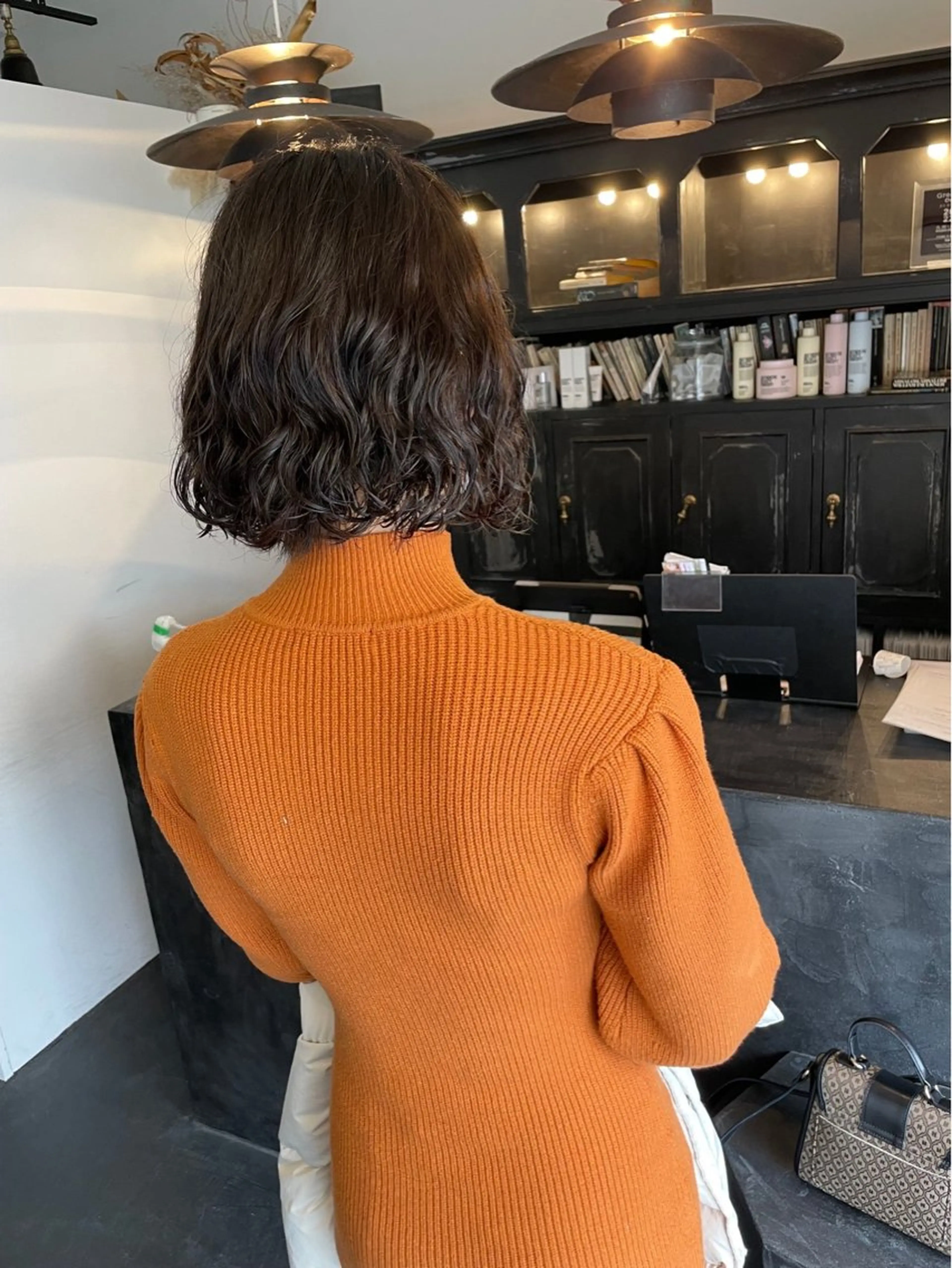 ミディアム パーマ 鈴木 未夢のヘアスタイル