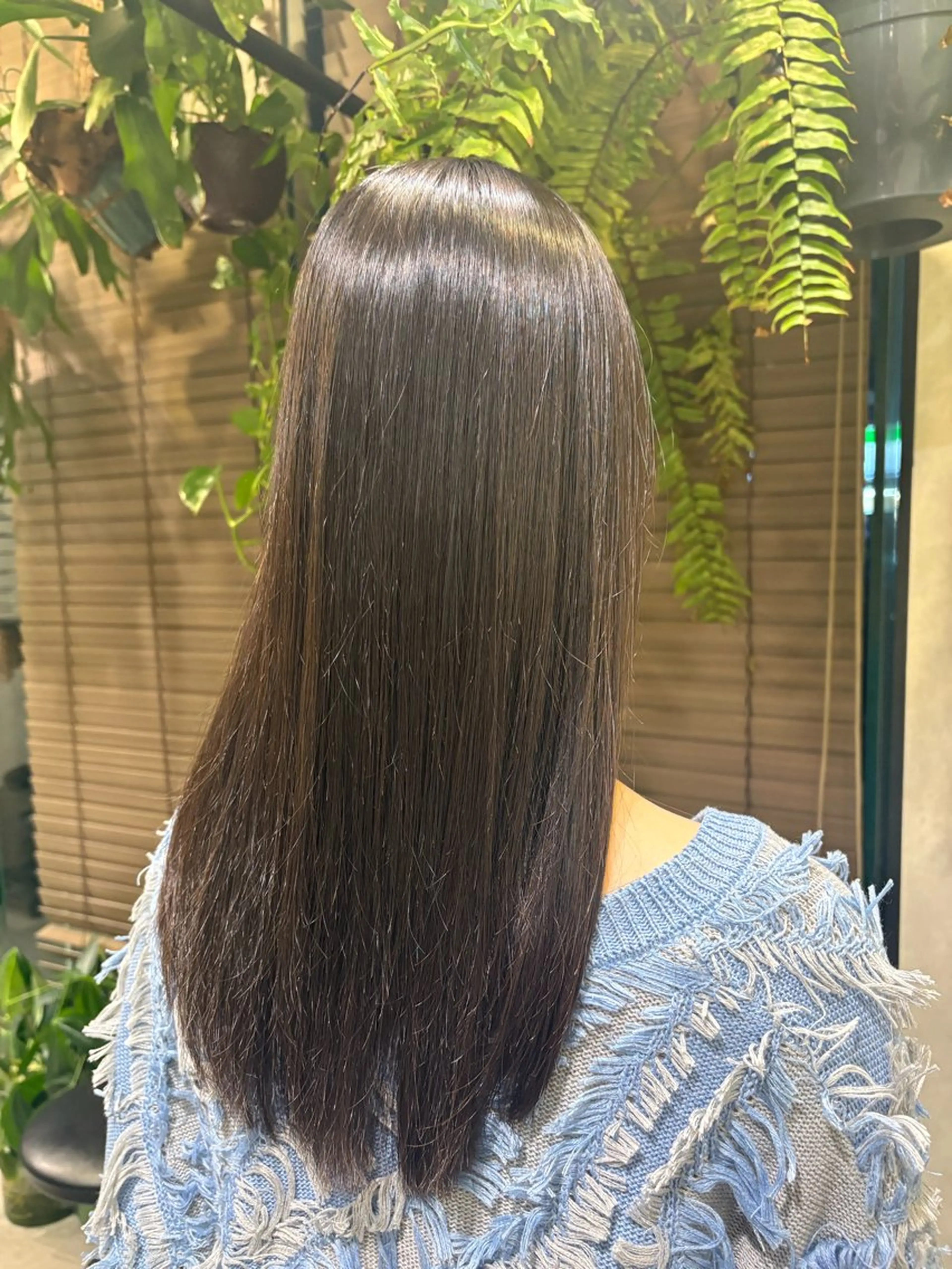 ロング 韓国風ヘア レイヤーカット 馬場 彩のヘアスタイル
