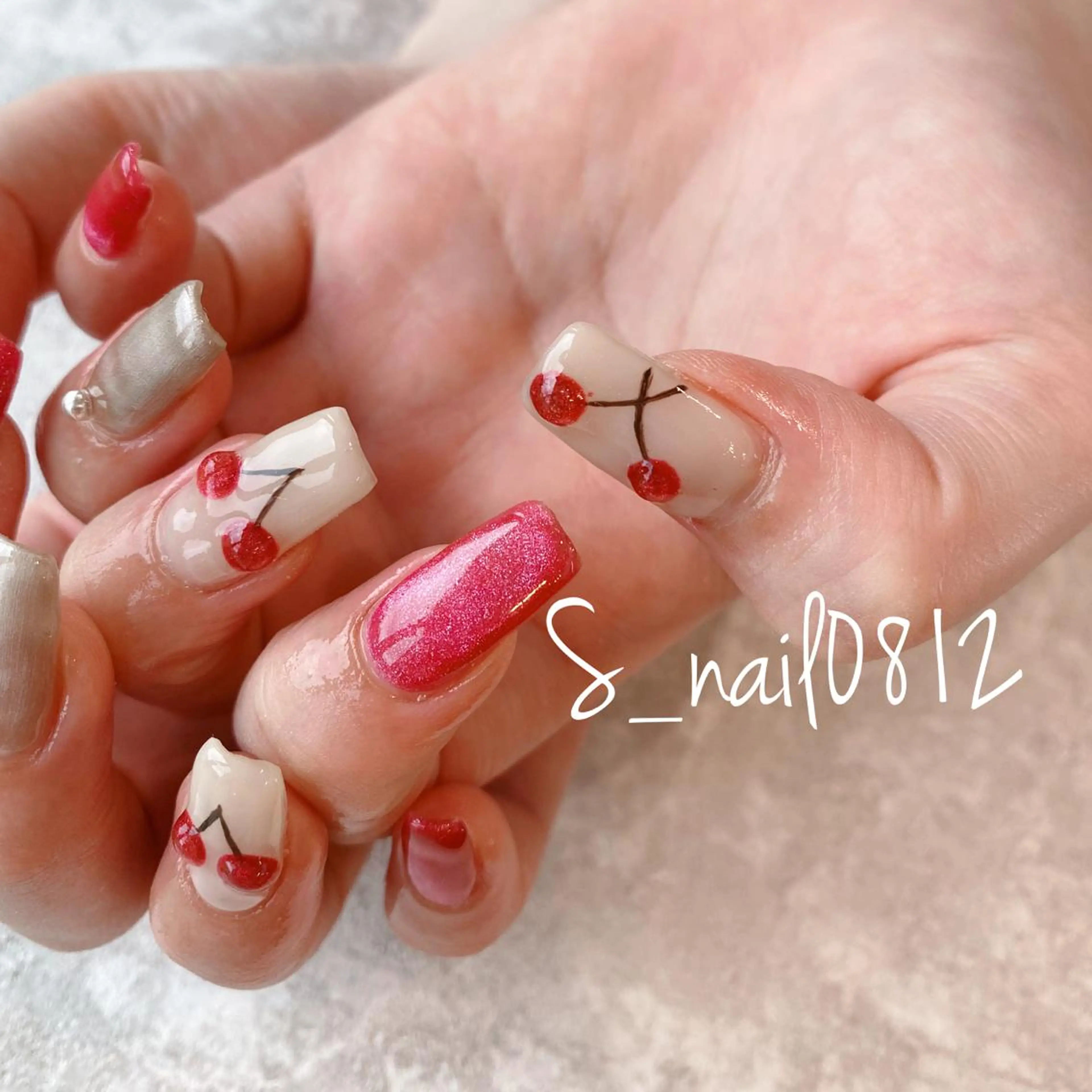 ネイル 持ち込み ハンドネイル 菅原 さおりのネイルデザイン