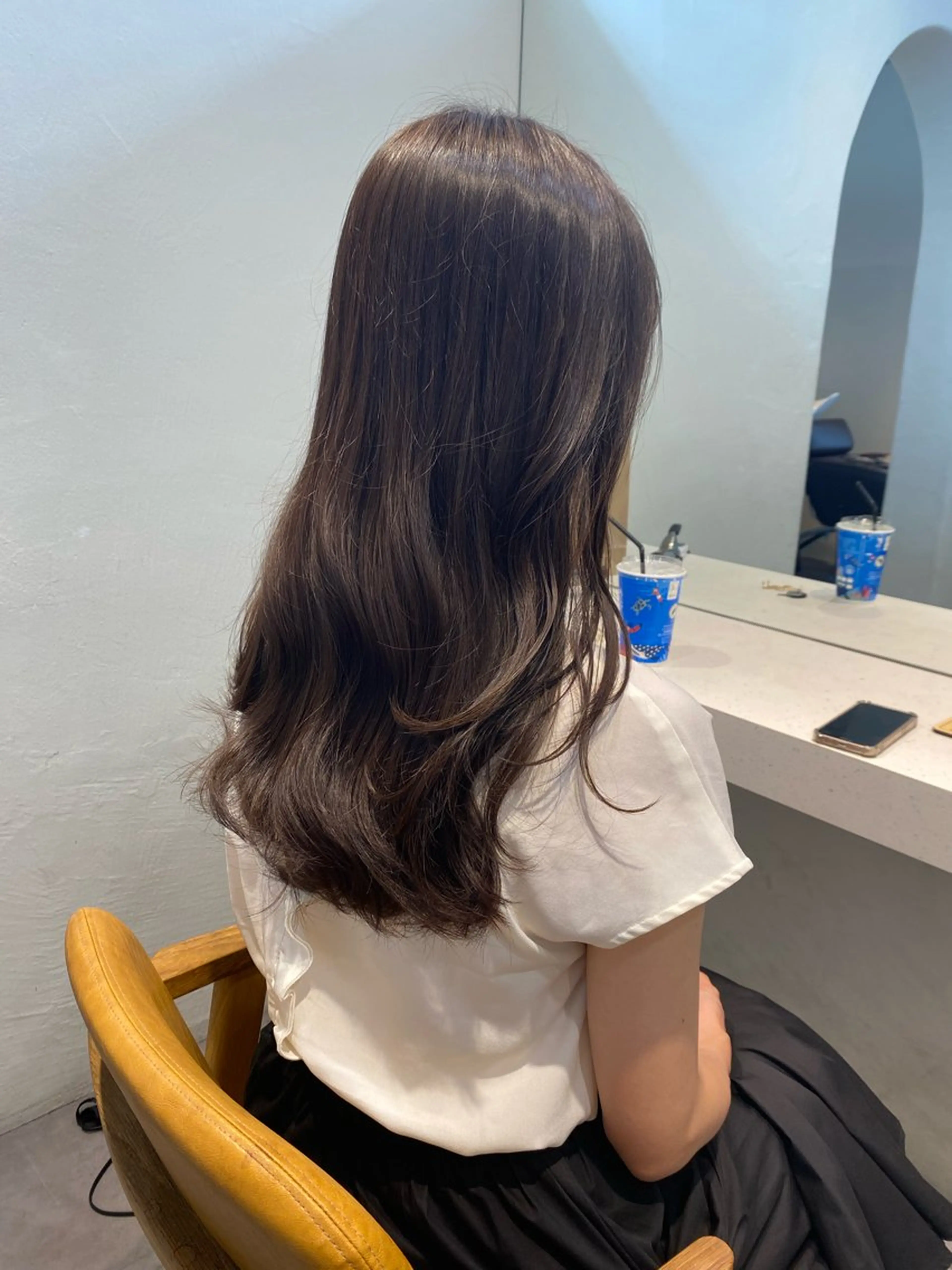 ミディアム カラー 当日予約大歓迎💗 依田瑞希のヘアスタイル