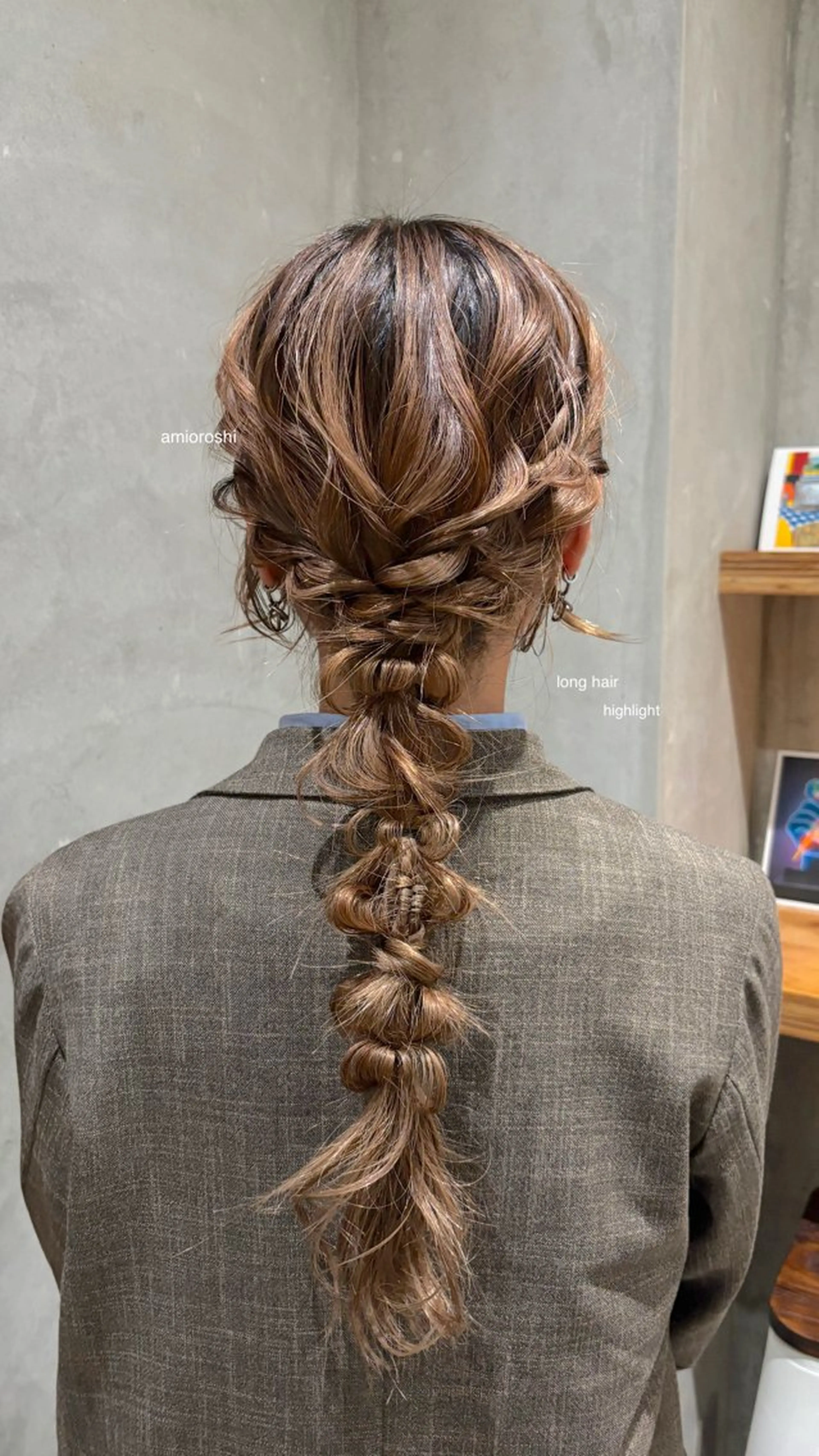 ロング TRUNK所属・大阪／ハイトーン ／アレンジ／りなのヘアスタイル