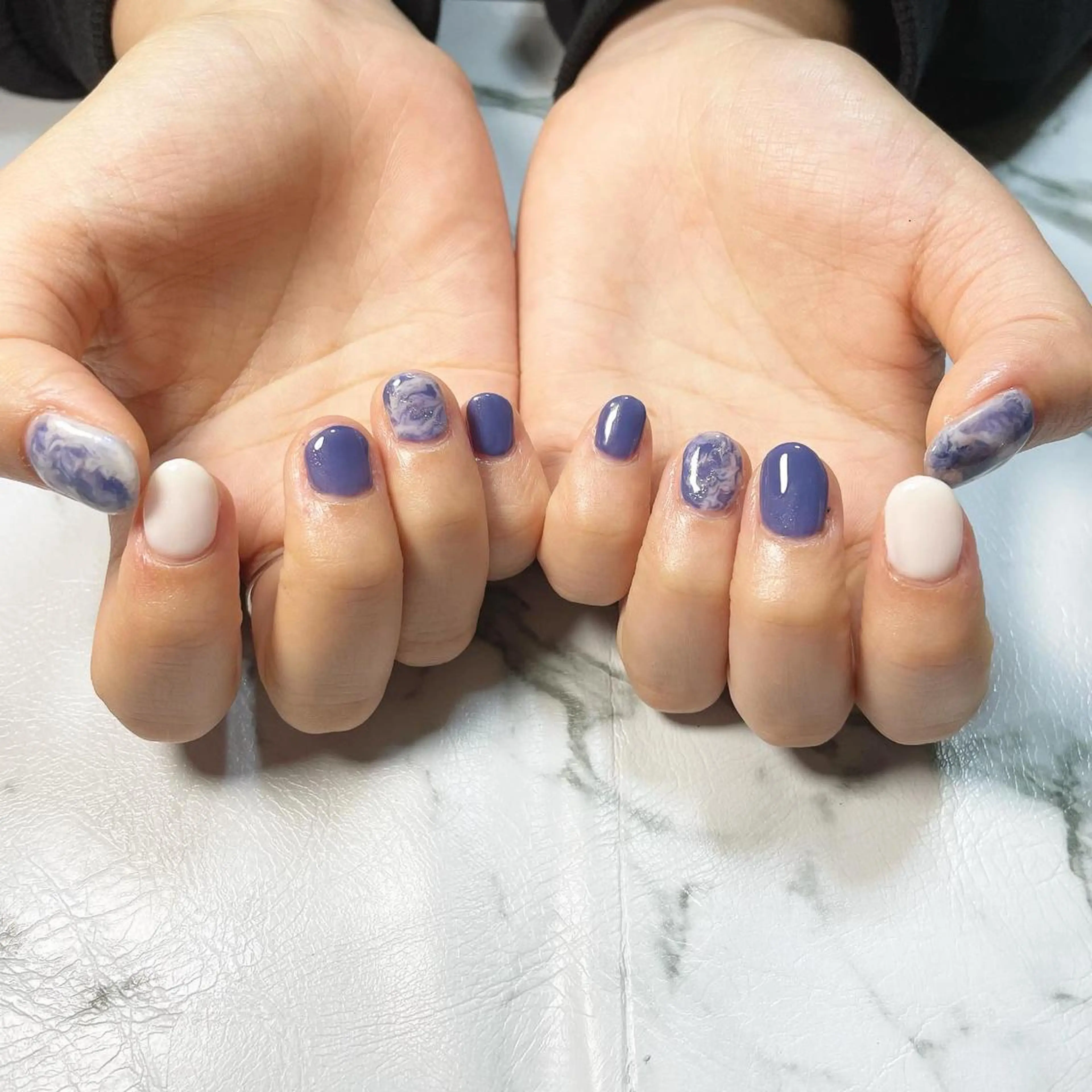 ネイル 大理石ネイル(マーブル) Momo nailsalonのネイルデザイン
