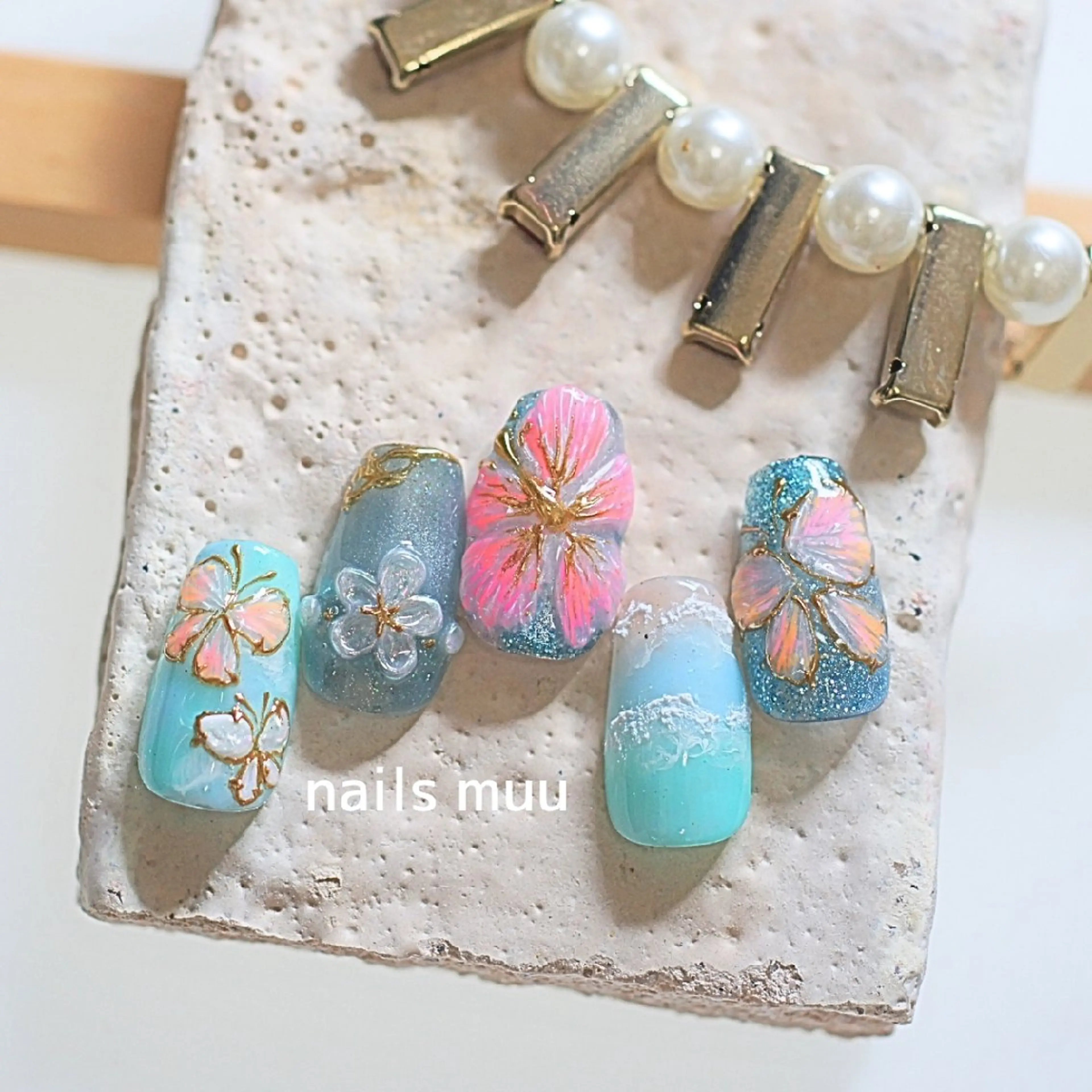 ネイル アートネイル ハンドネイル nails muu まゆのネイルデザイン