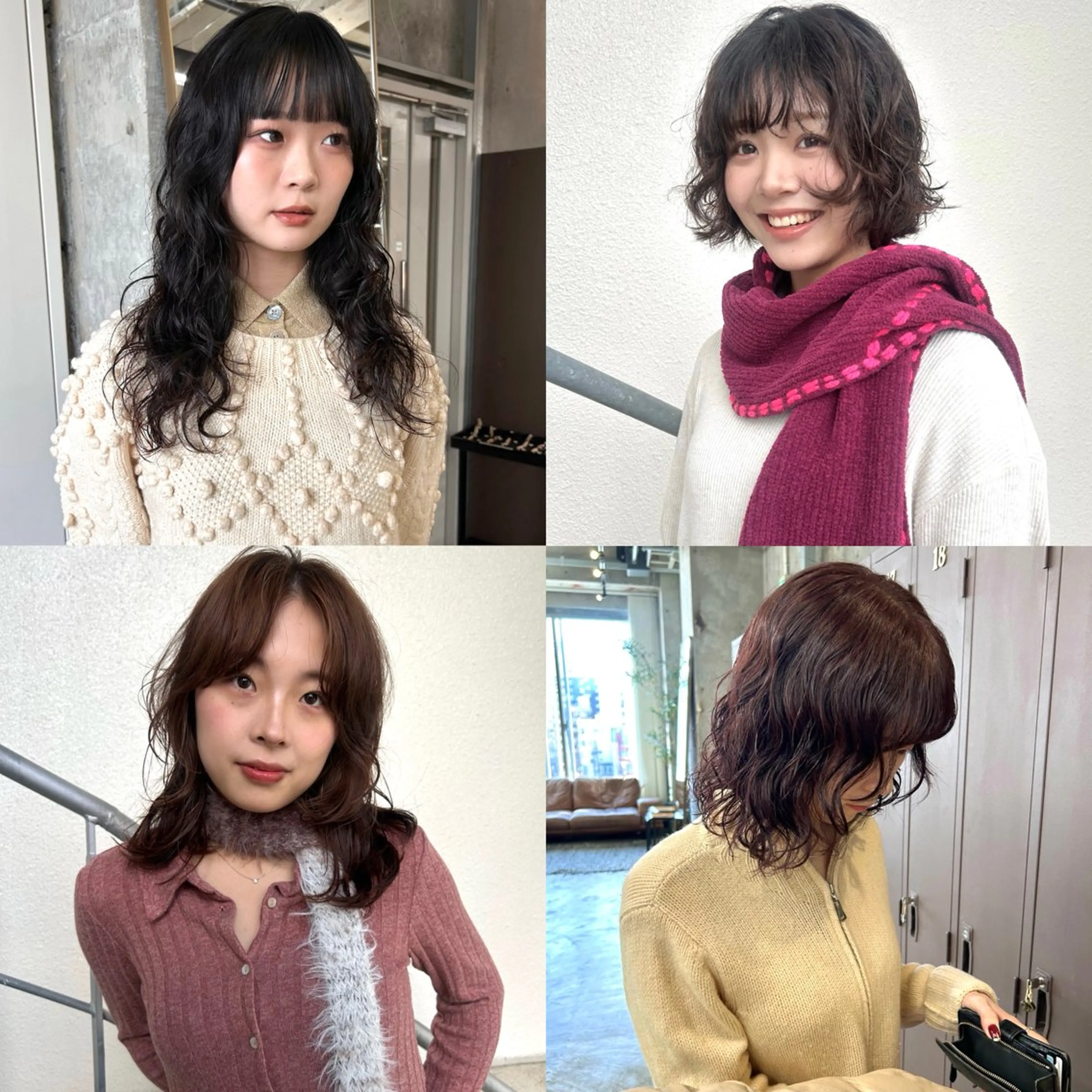 ミディアム パーマ ミディアムパーマ カット ヘアカラー パーマ 伊藤ほのか /パーマ/オリーブのヘアスタイル