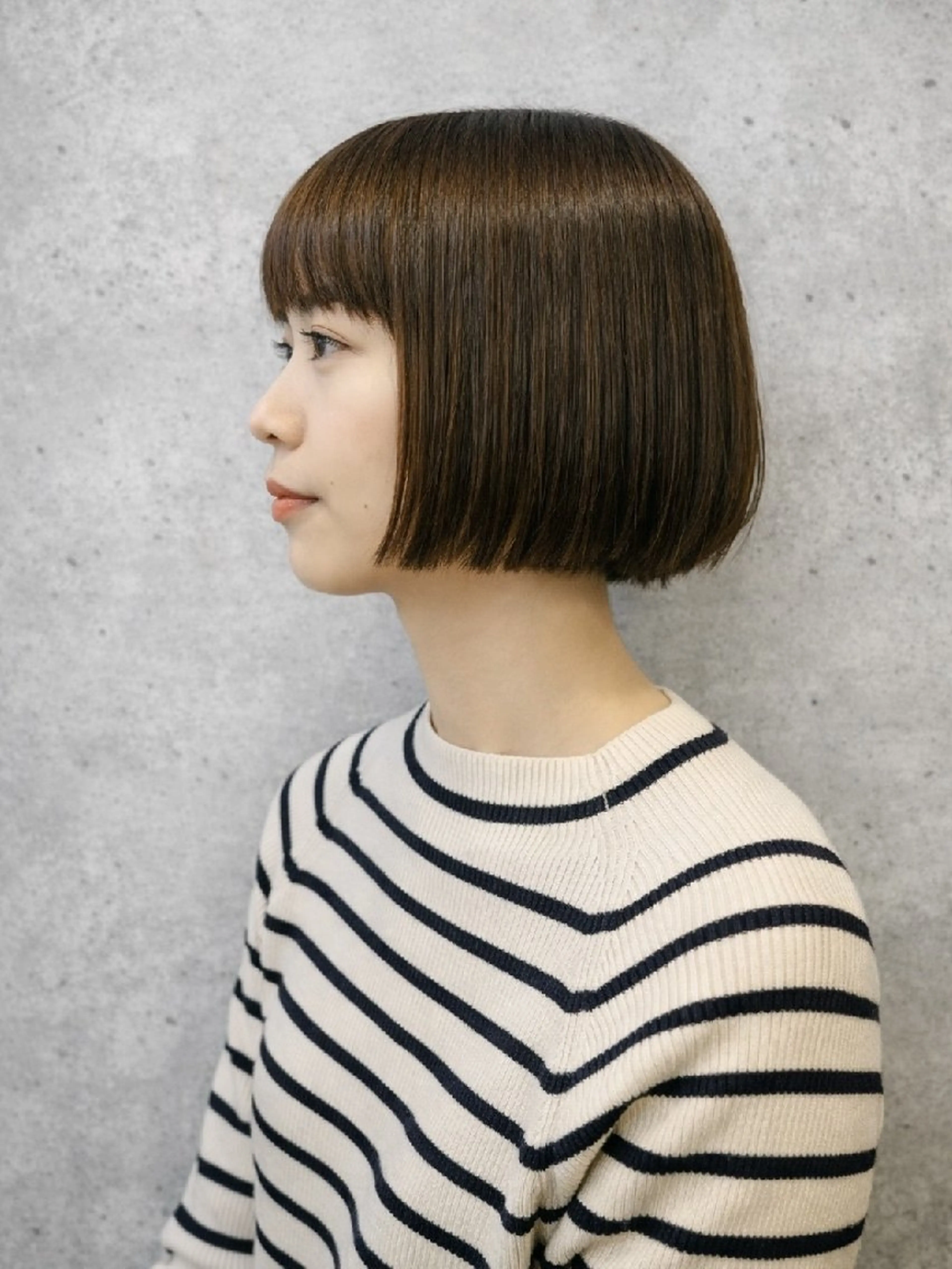 ショート カラー ブラウンカラー ボブ カット ヘアカラー トリートメント terra✂️川嶋 大輔のヘアスタイル