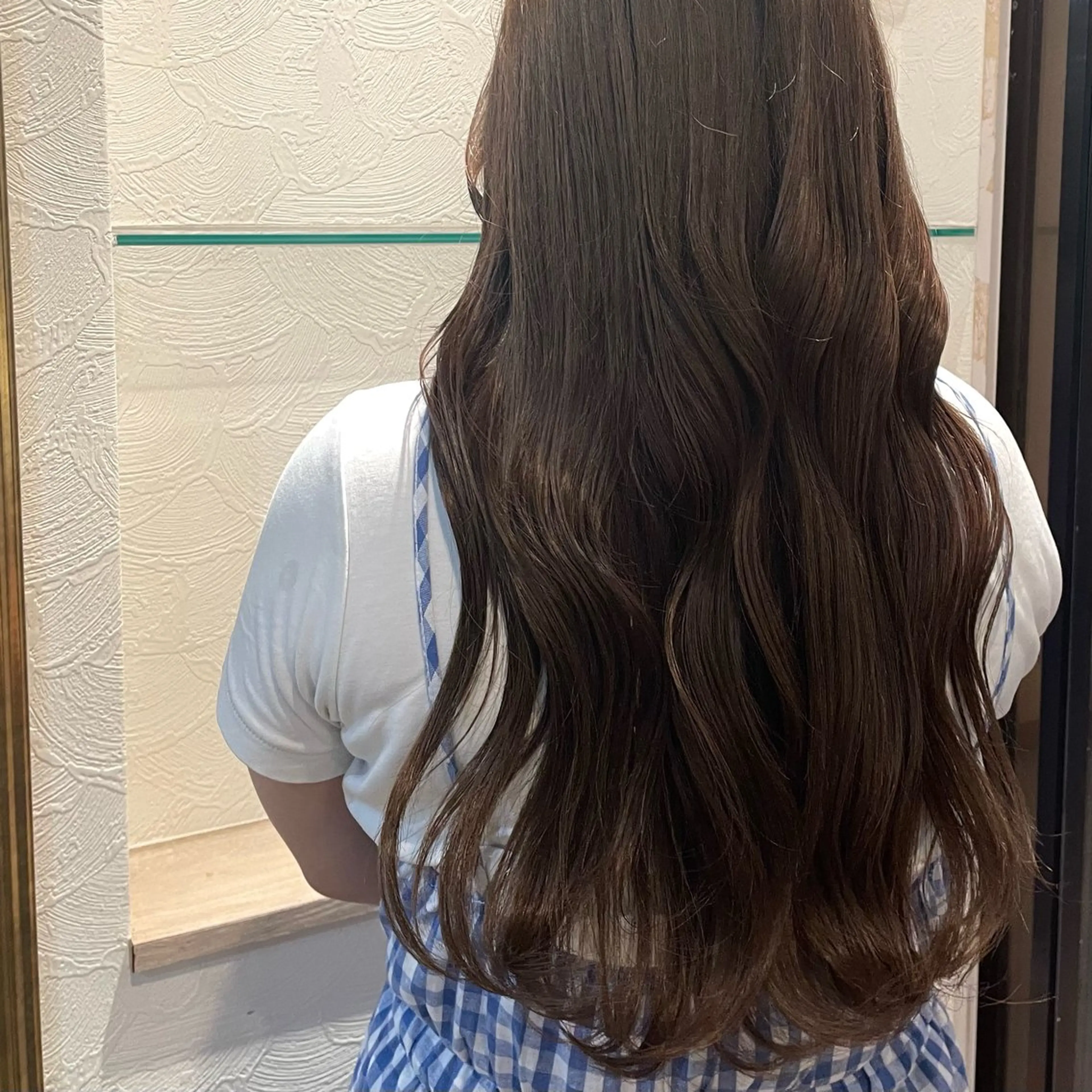 ロング ピンク・ラベンダー/ レイヤー/NANAのヘアスタイル